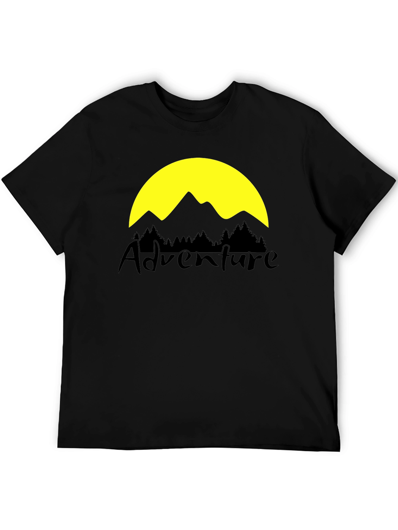 Adventure Graphic T-Shirt - Black