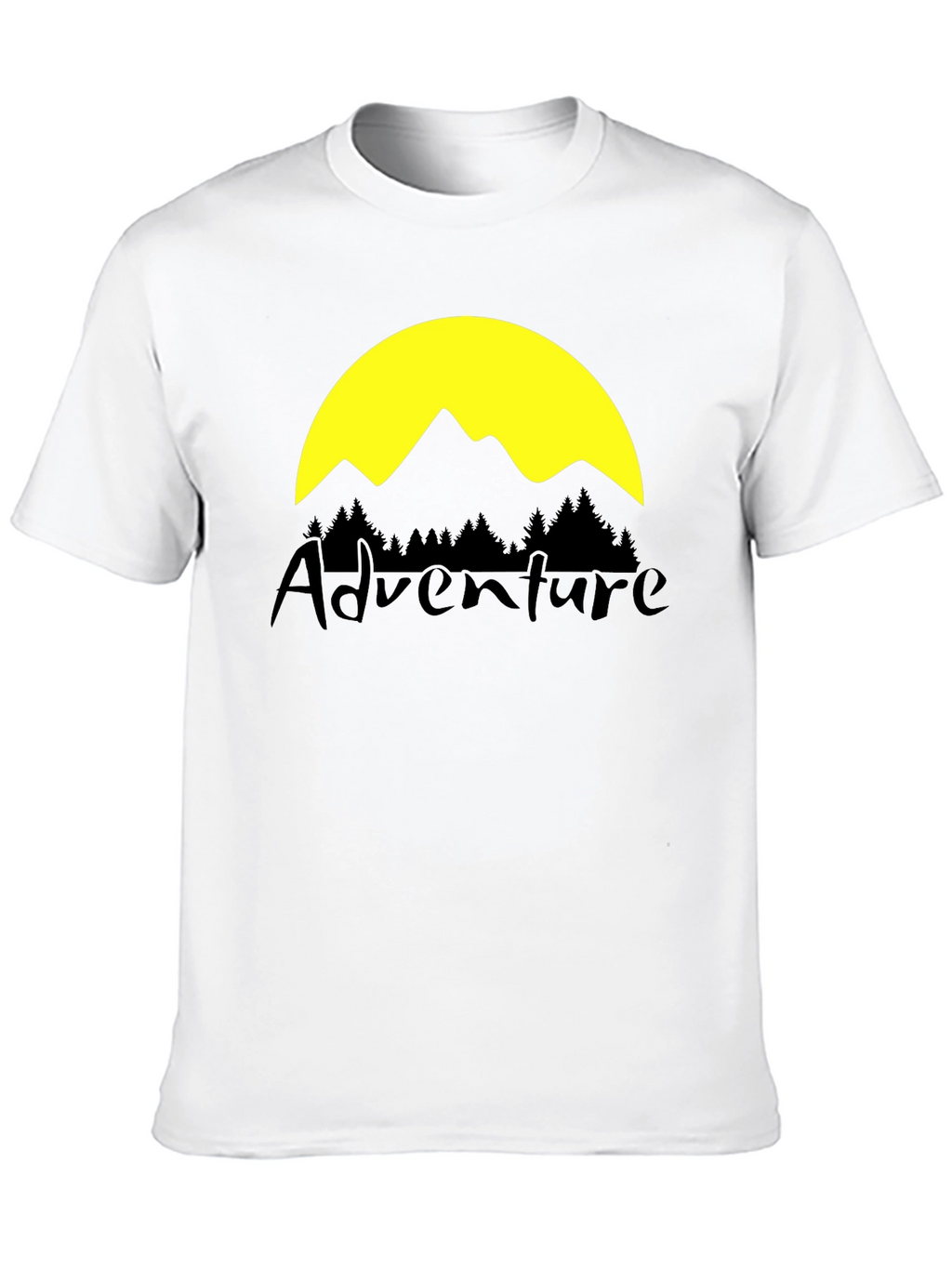 Adventure Graphic T-Shirt - Black