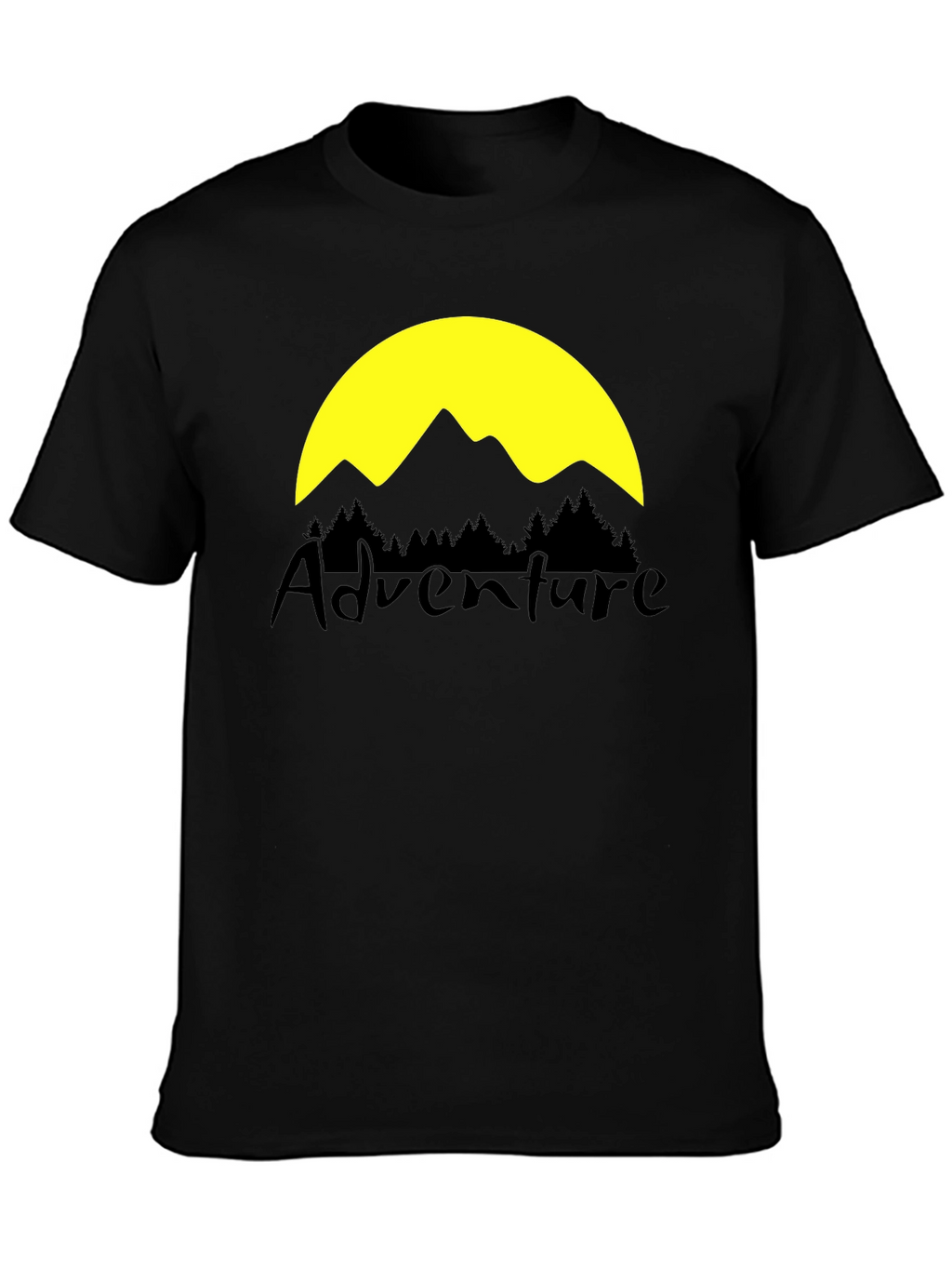 Adventure Graphic T-Shirt - Black