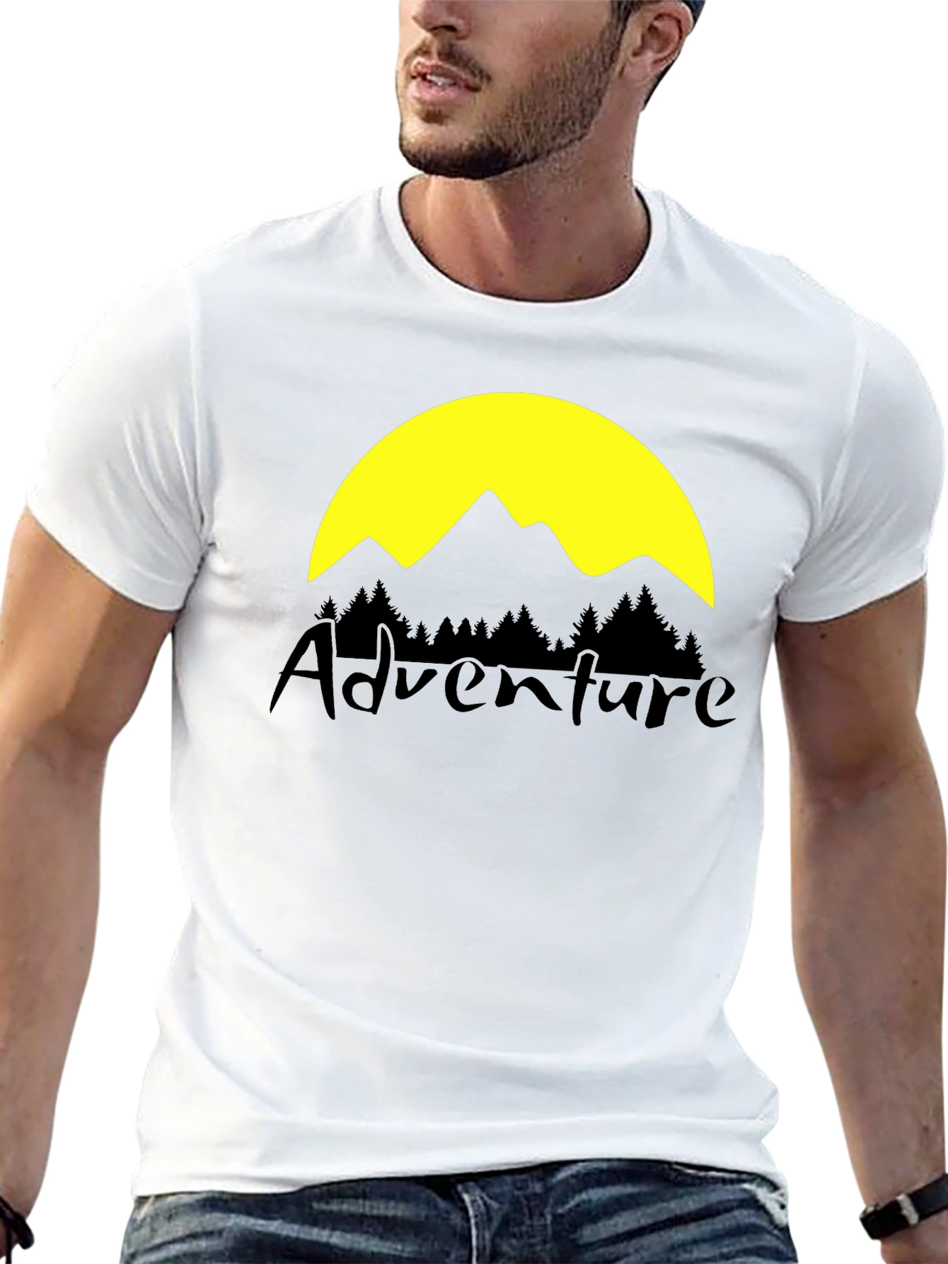 Adventure Graphic T-Shirt - Black