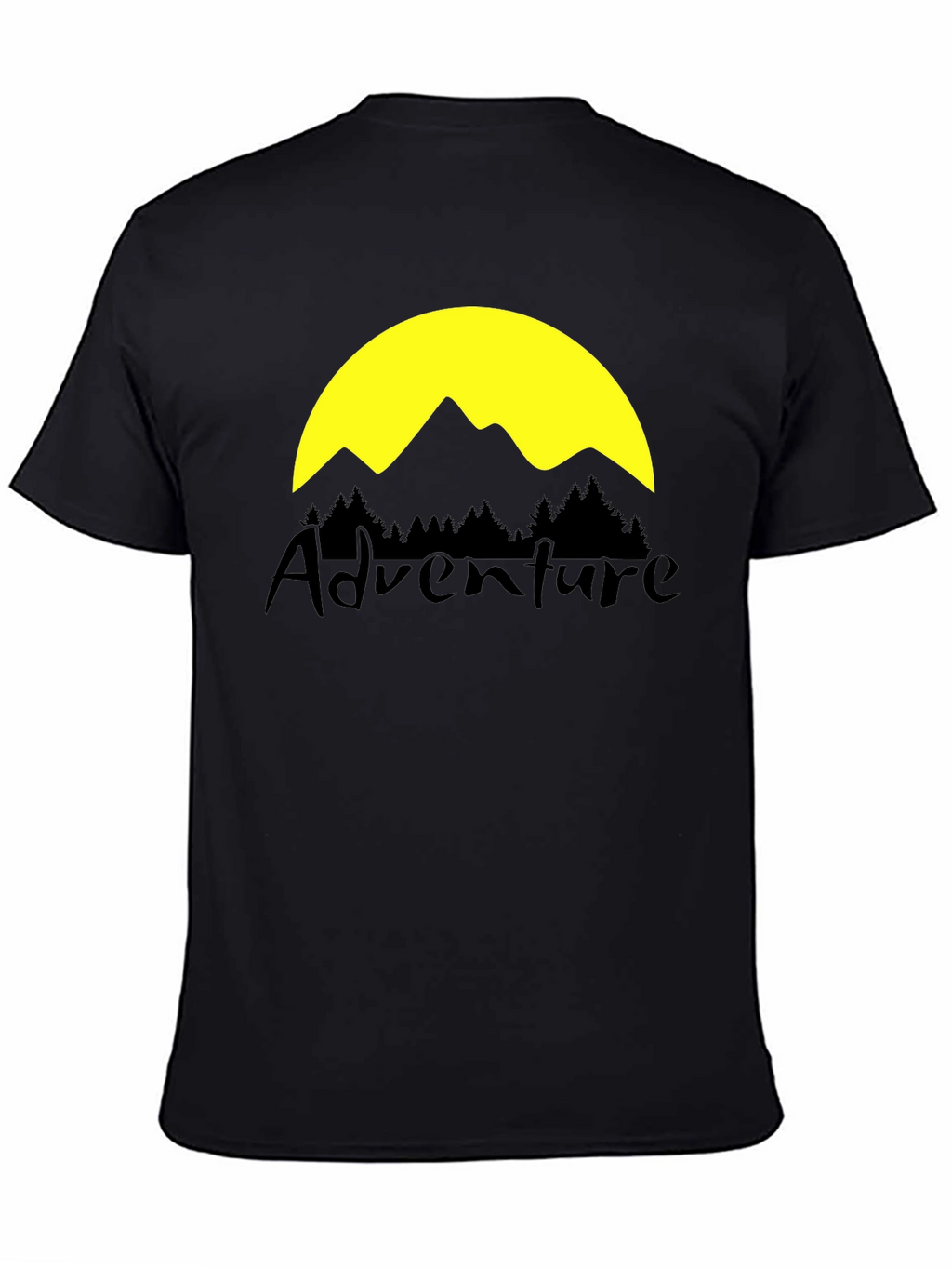 Adventure Graphic T-Shirt - Black