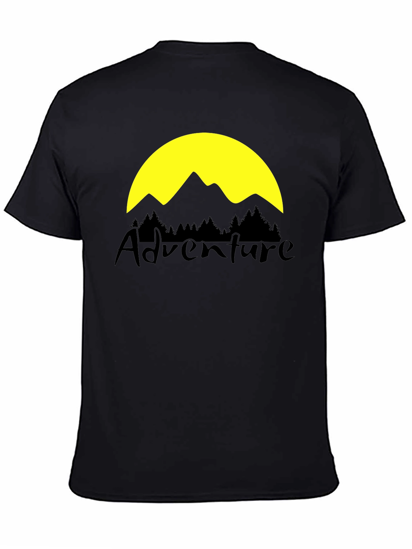 Adventure Graphic T-Shirt - Black