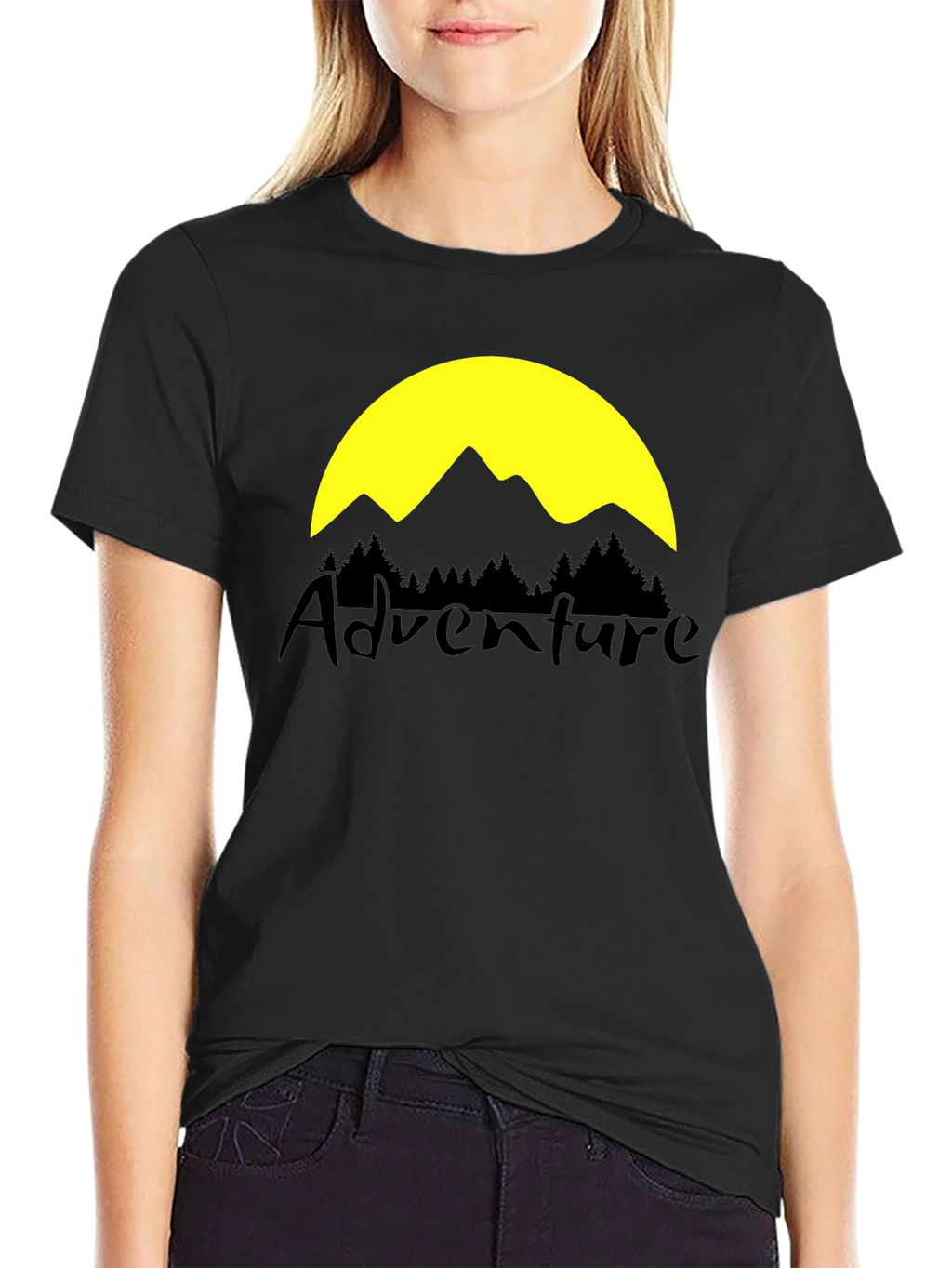 Adventure Graphic T-Shirt - Black