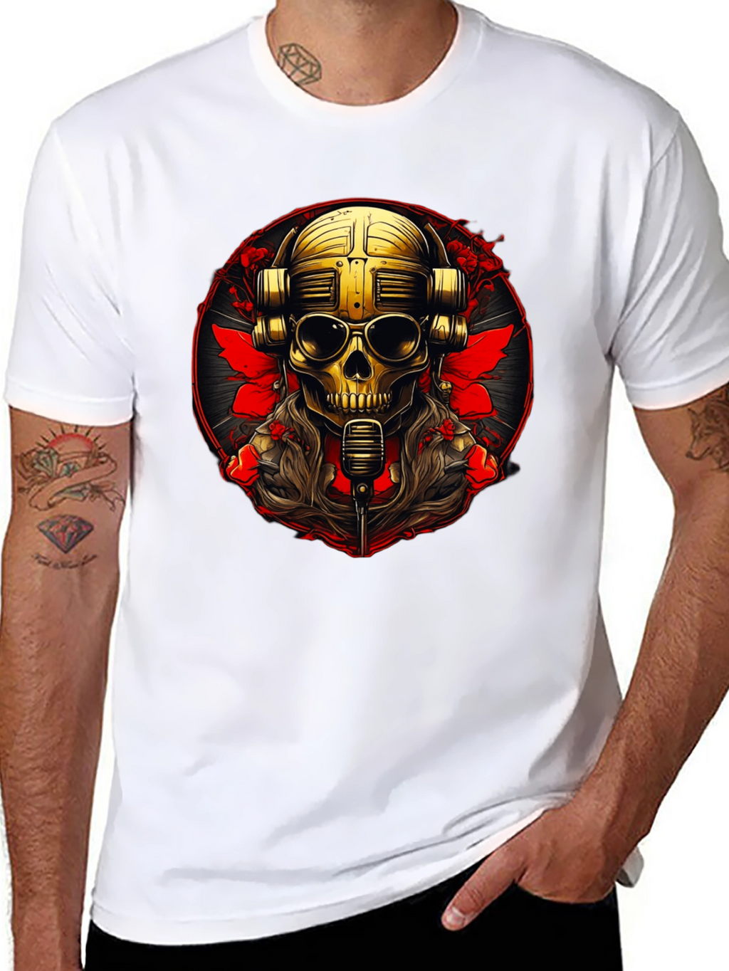 Skull DJ Graphic Tee - Rock Your Style!
