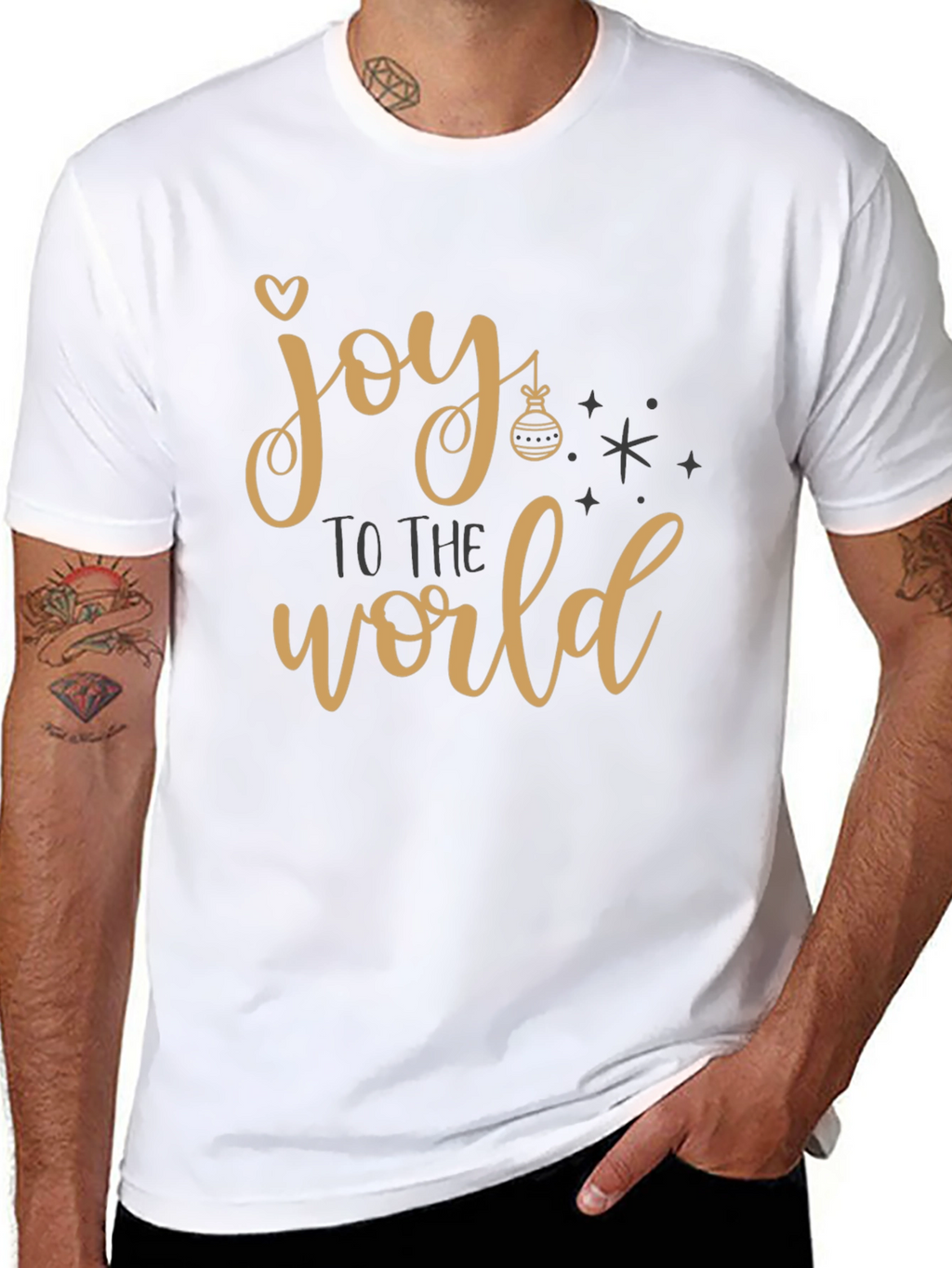 Joy to the World Christmas Graphic Tee