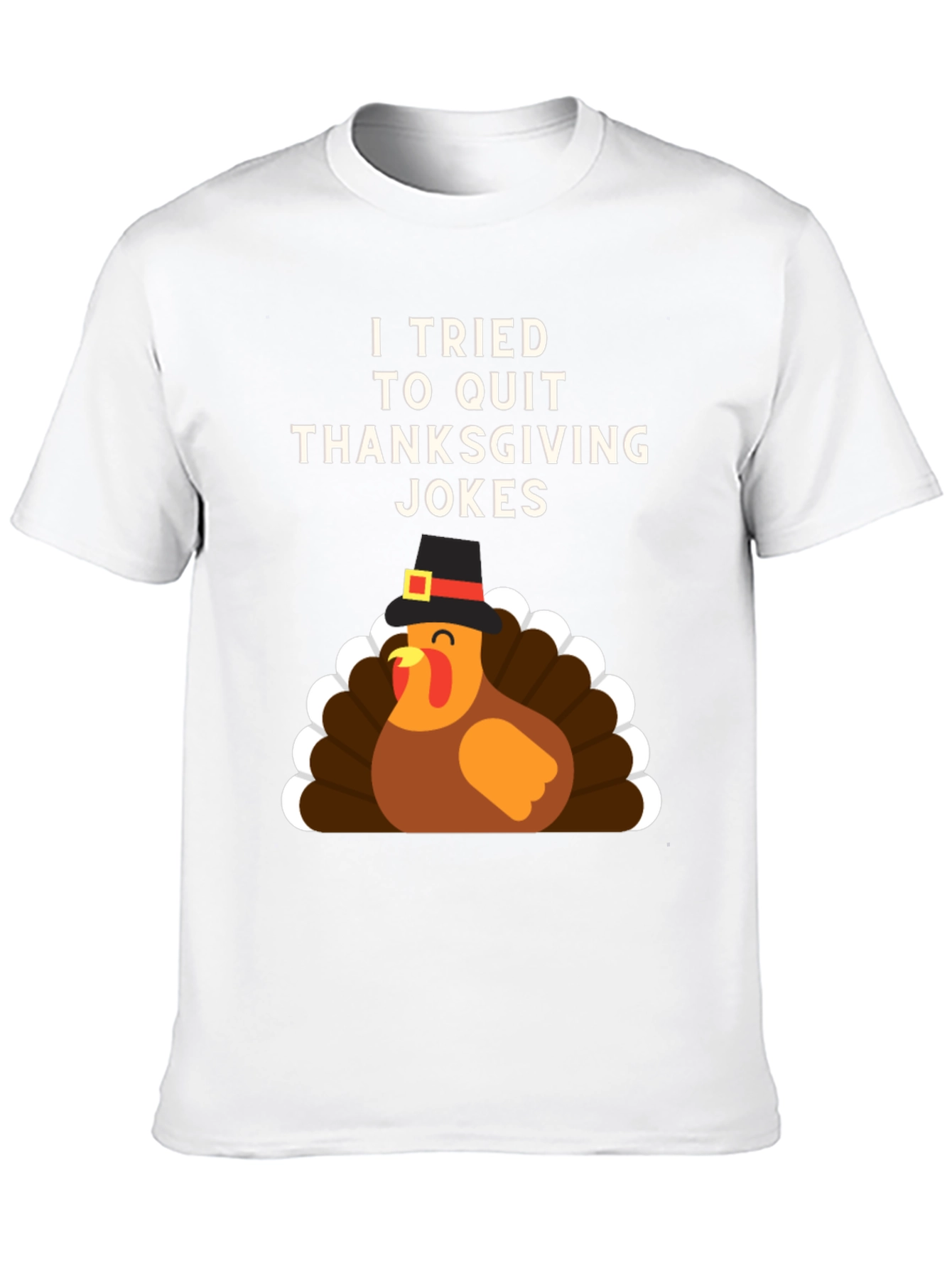 Funny Thanksgiving Jokes T-Shirt Turkey Pilgrim