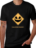 Halloween Season Mens Black T-Shirt