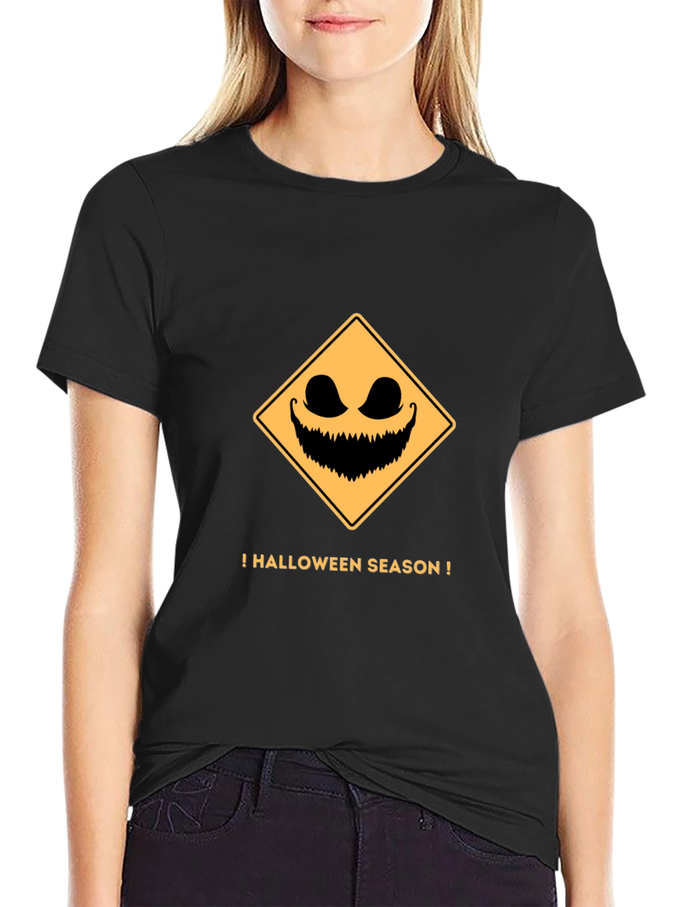 Halloween Season Mens Black T-Shirt
