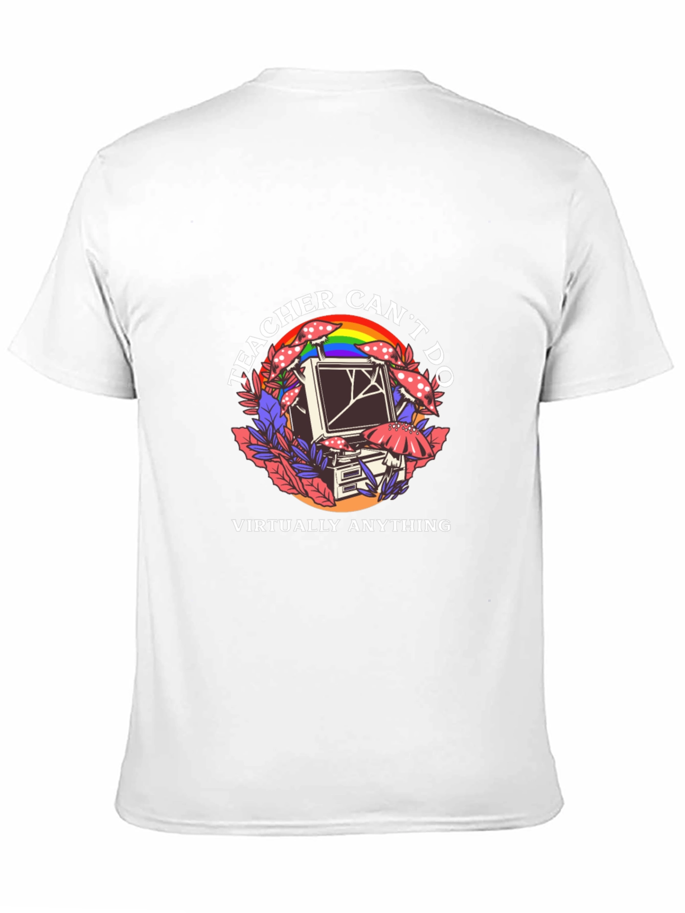 Teacher Cant Do Virtually Anything Black Tee