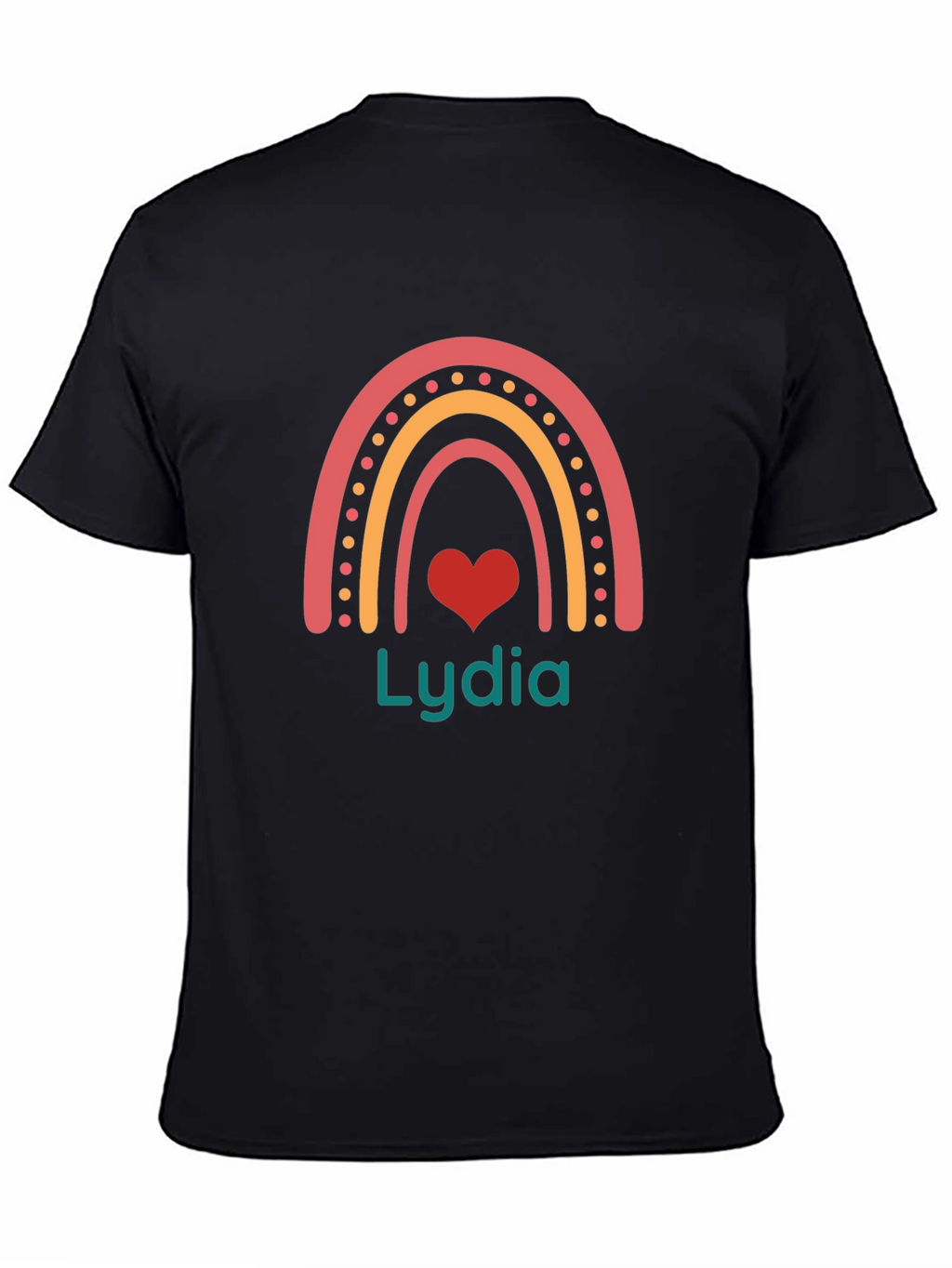 Lydia Rainbow Heart T-Shirt