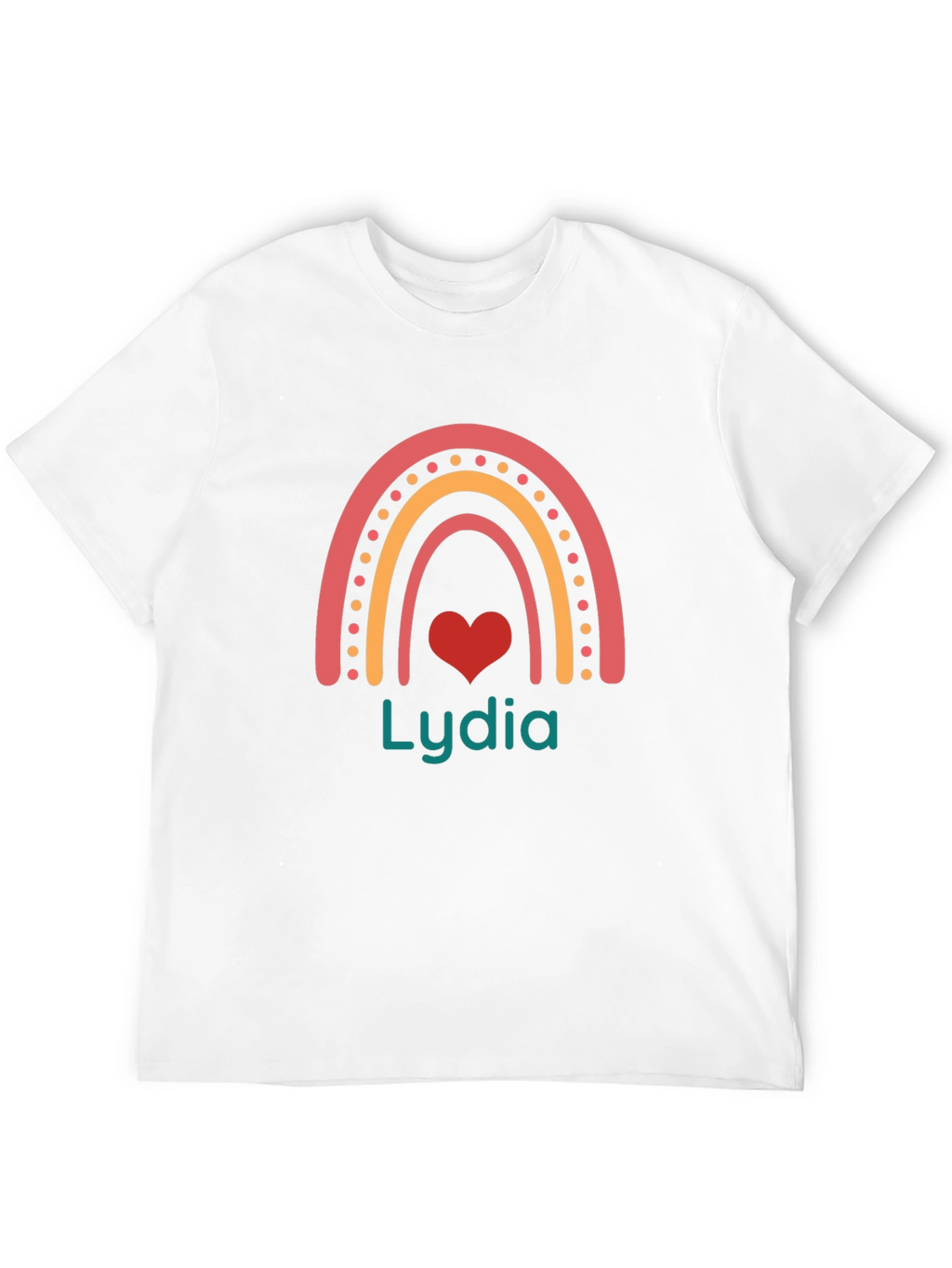 Lydia Rainbow Heart T-Shirt
