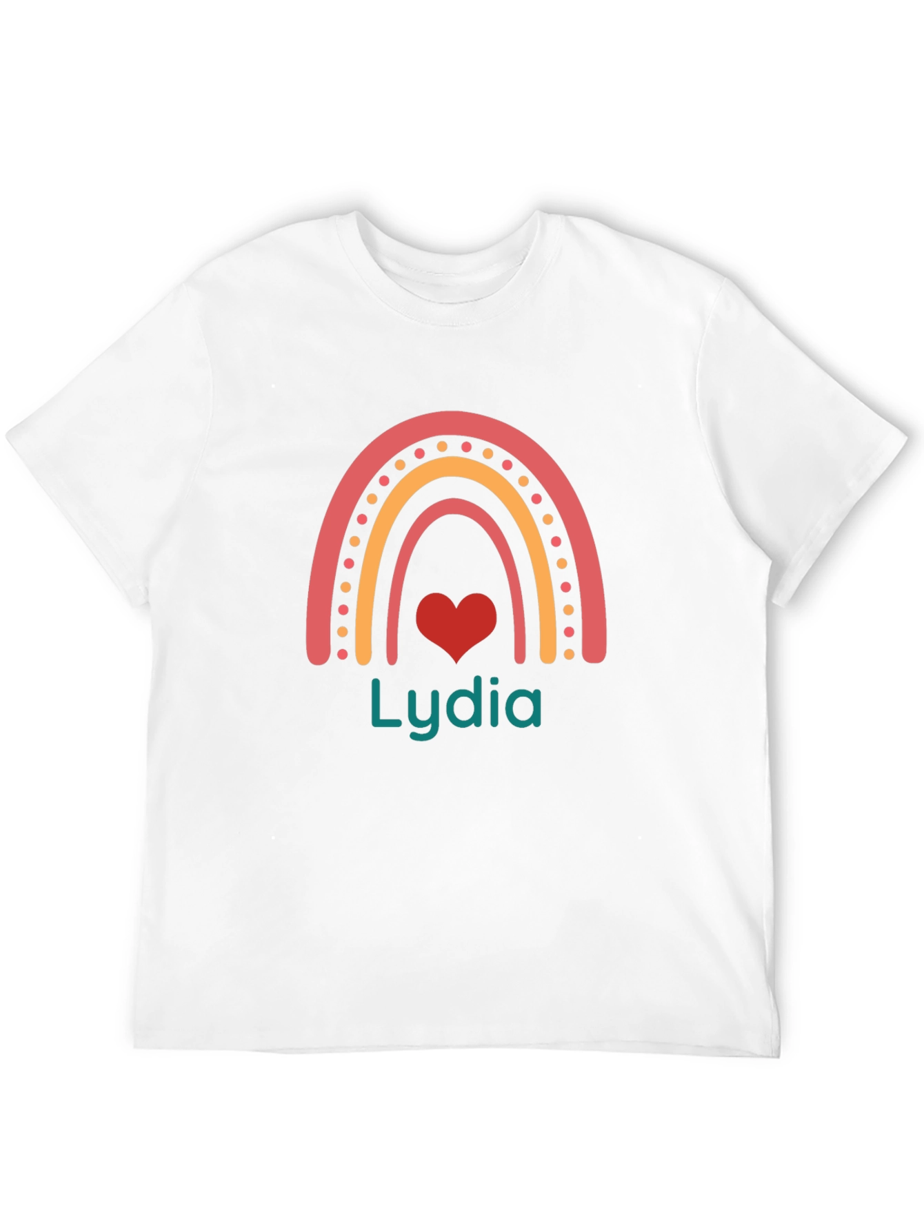 Lydia Rainbow Heart T-Shirt