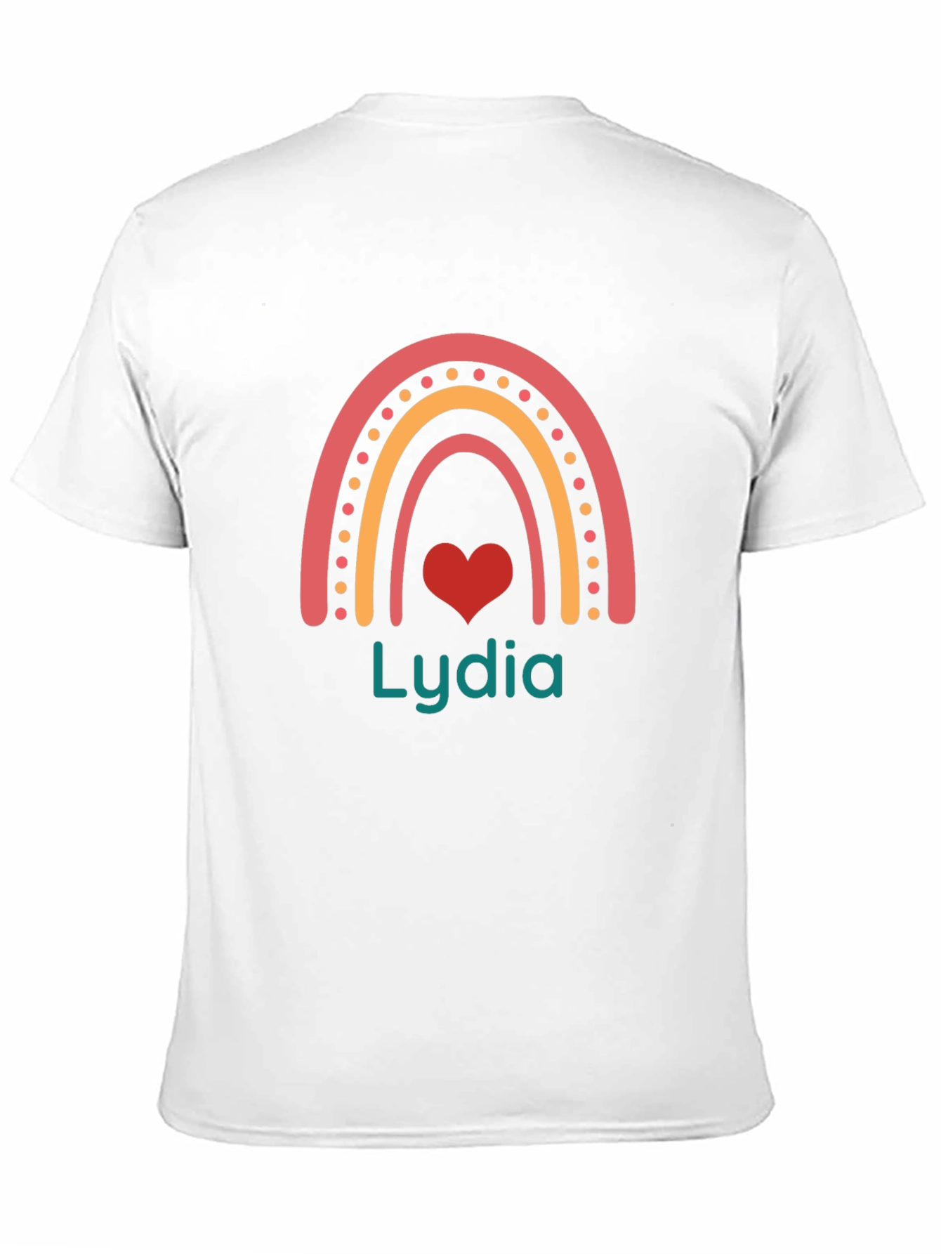 Lydia Rainbow Heart T-Shirt