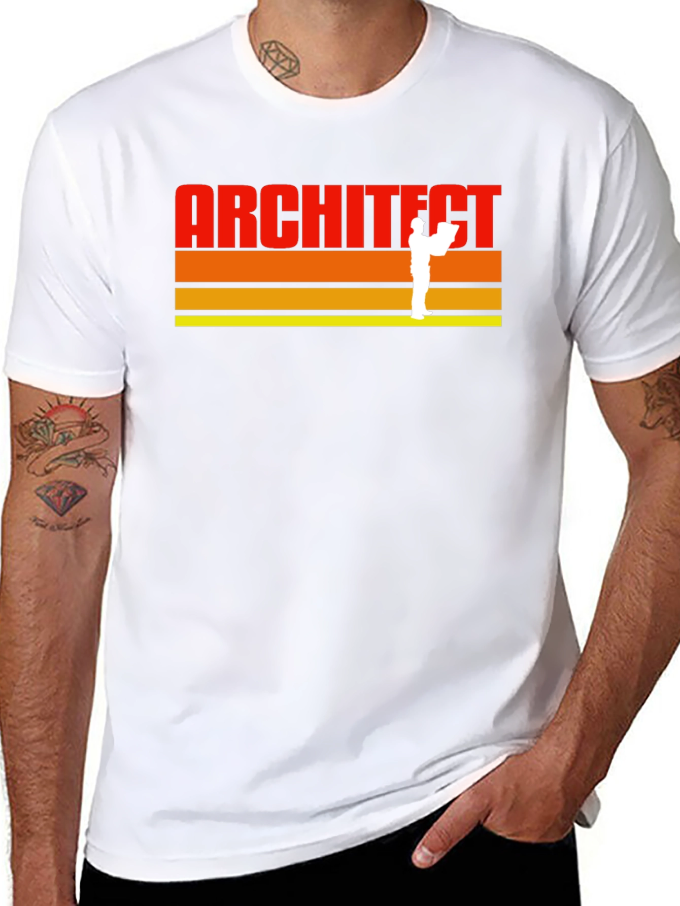Architect T-Shirt - Retro Design