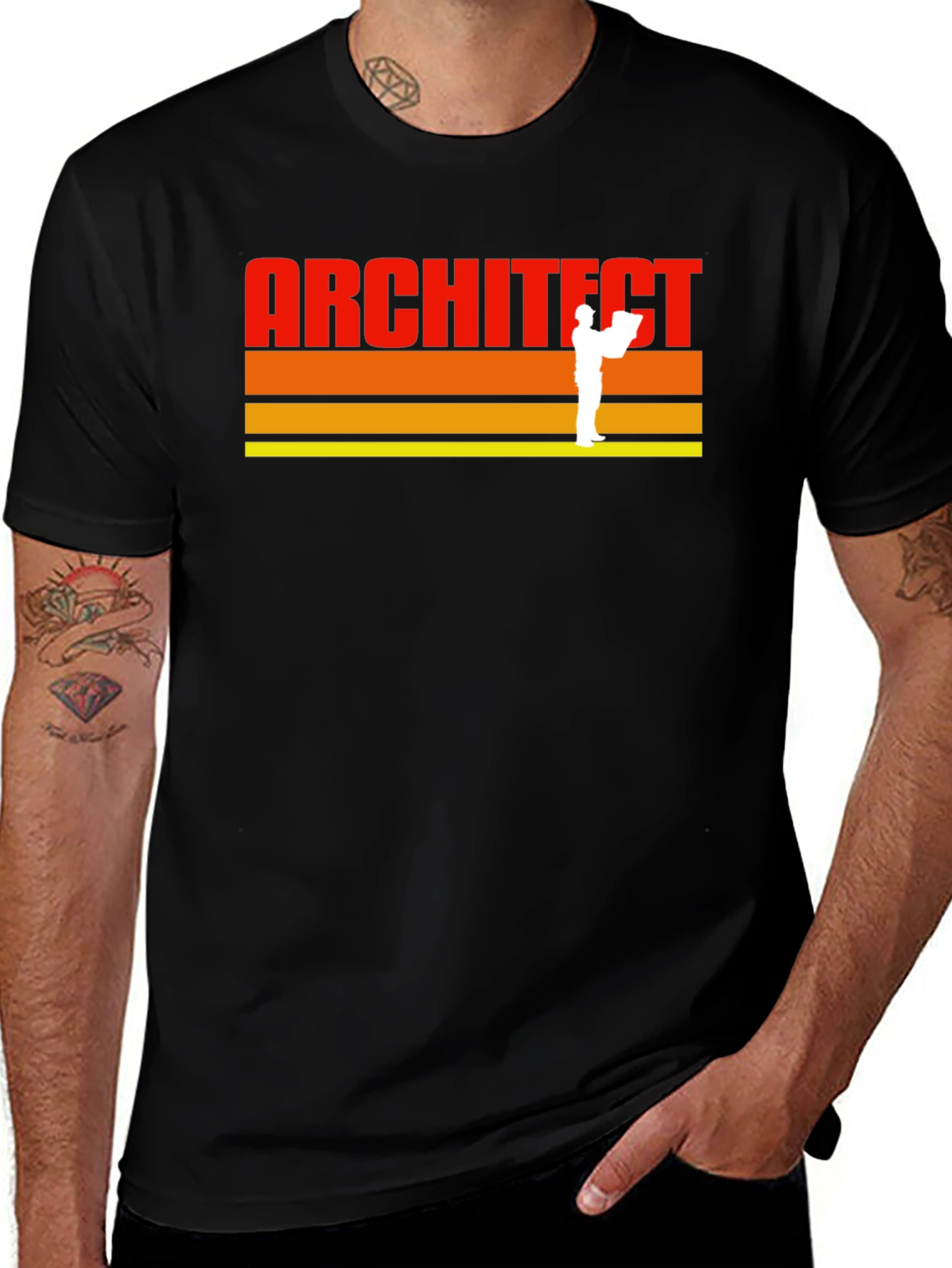Architect T-Shirt - Retro Design