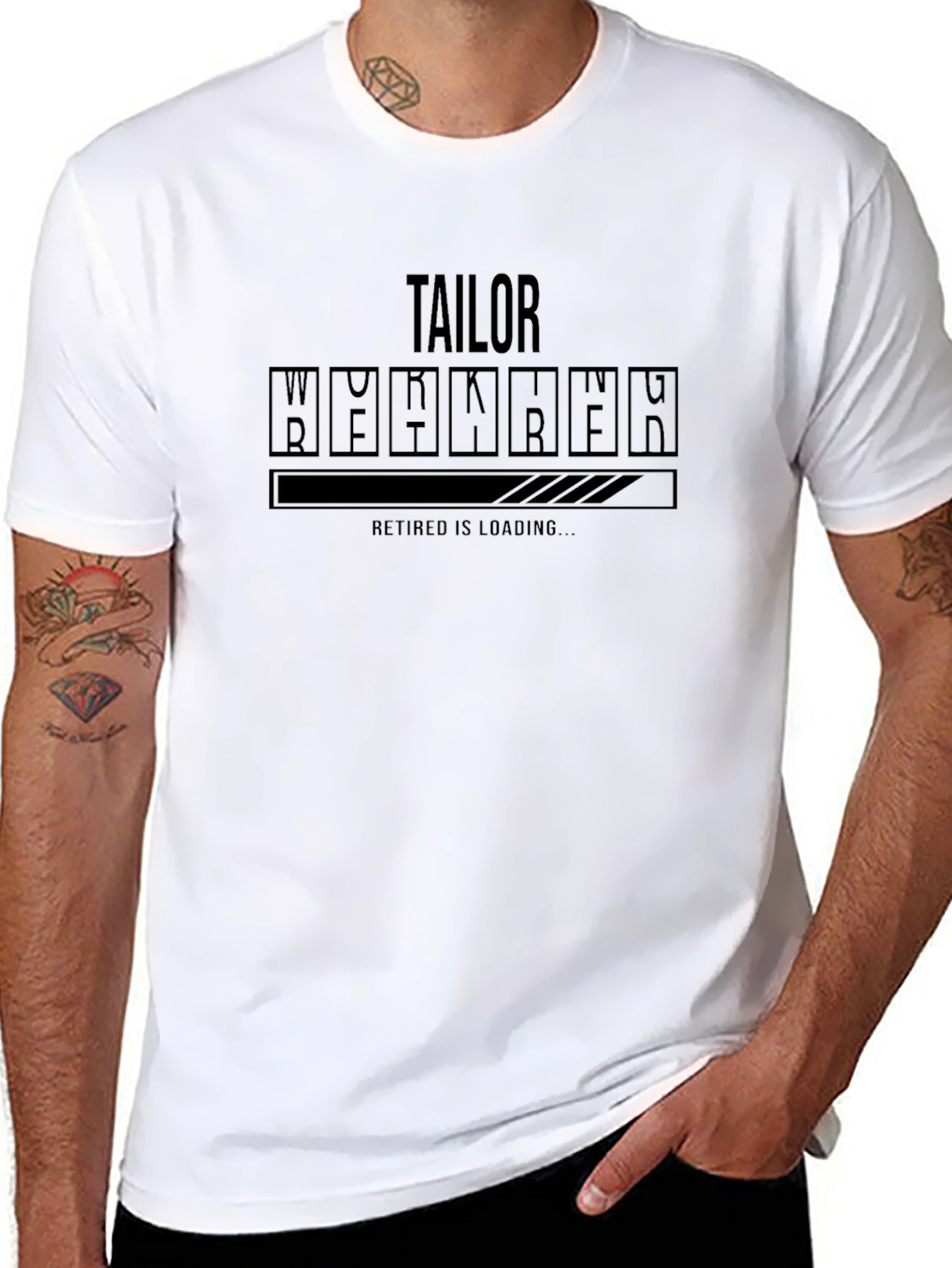 Tailor Retirement Loading T-Shirt