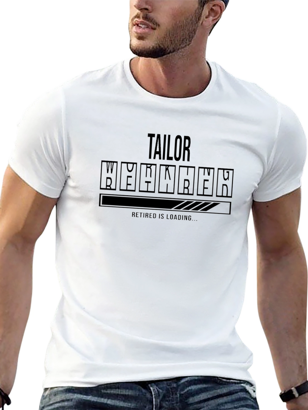 Tailor Retirement Loading T-Shirt