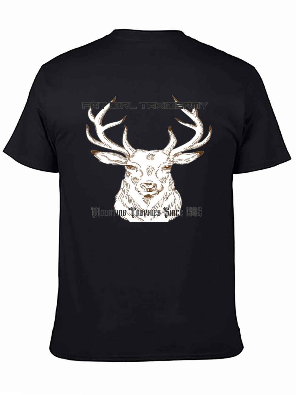 Fat Girl Taxidermy Deer T-Shirt
