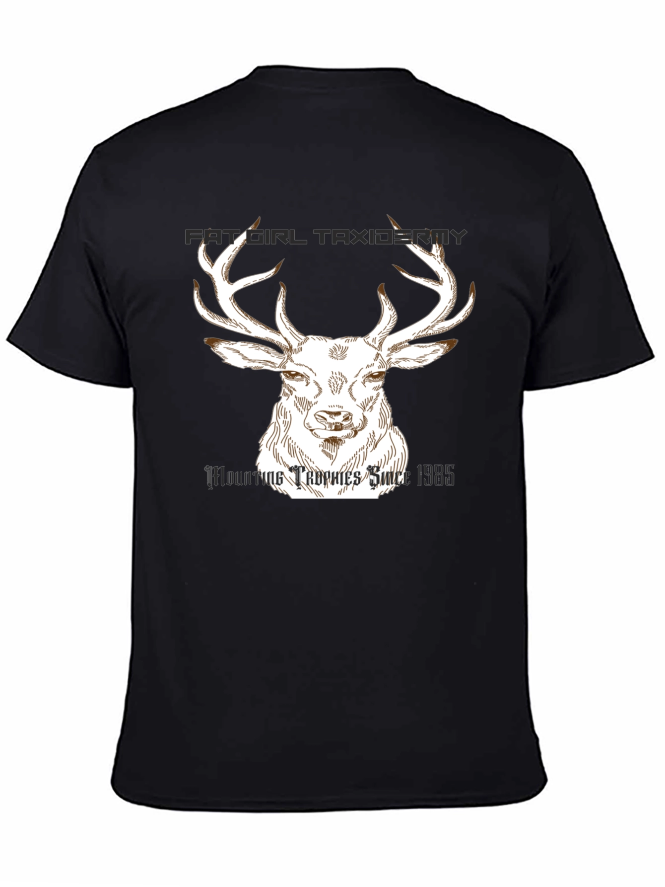 Fat Girl Taxidermy Deer T-Shirt