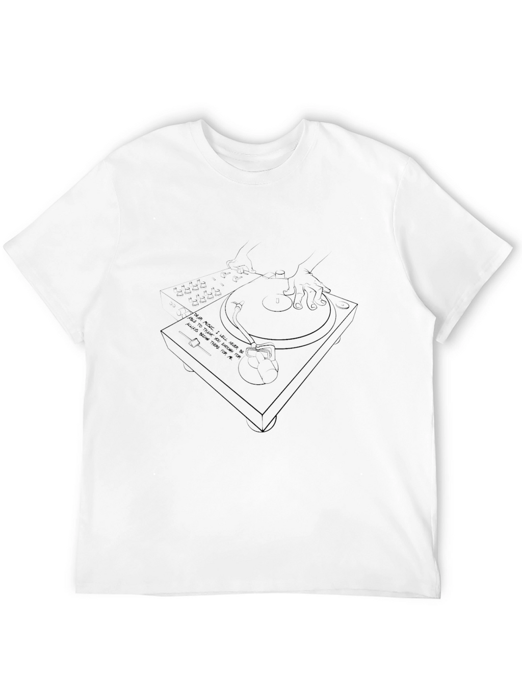 DJ Turntable T-Shirt - Music Lover Tee