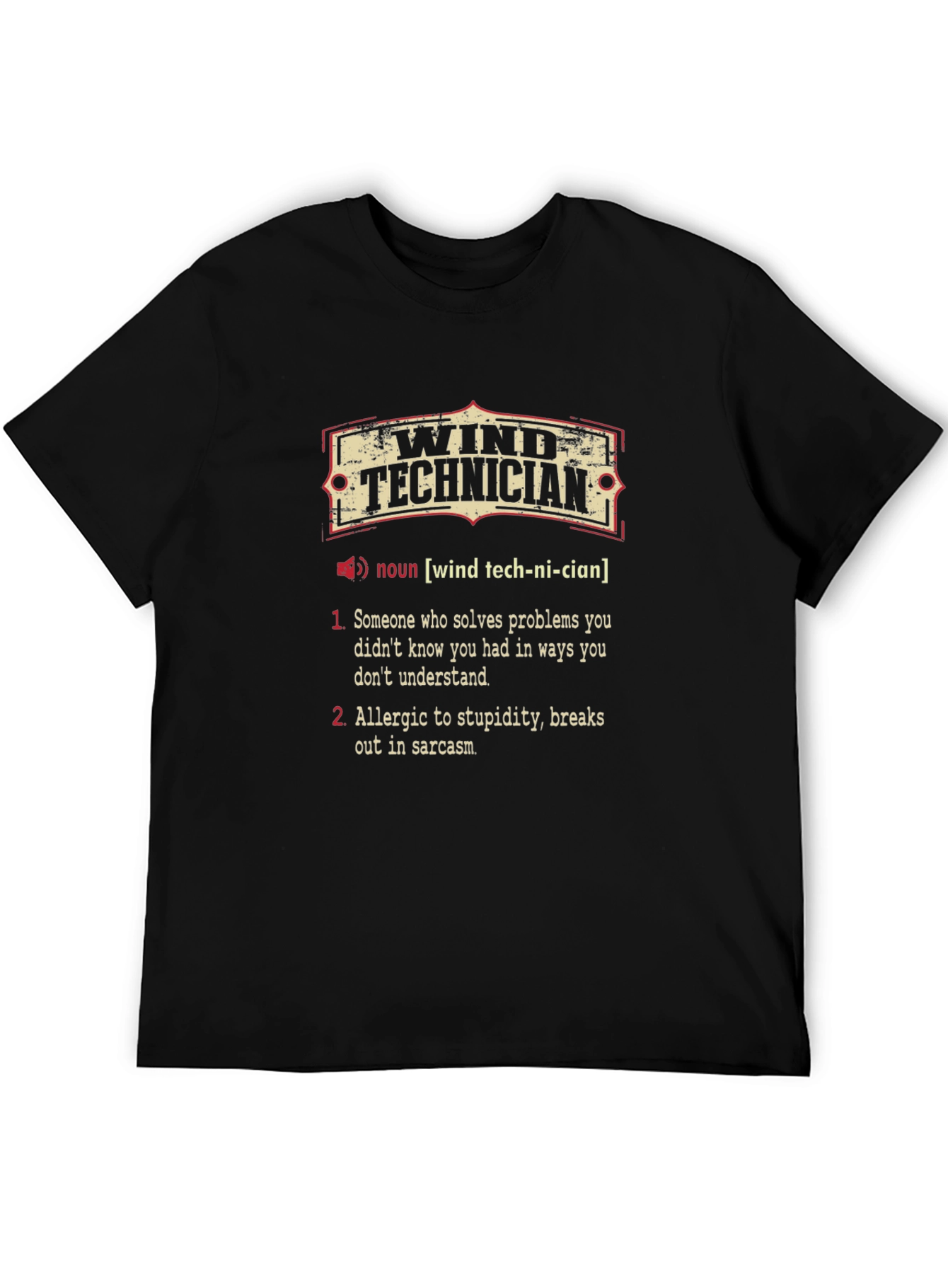 Wind Technician Definition T-Shirt