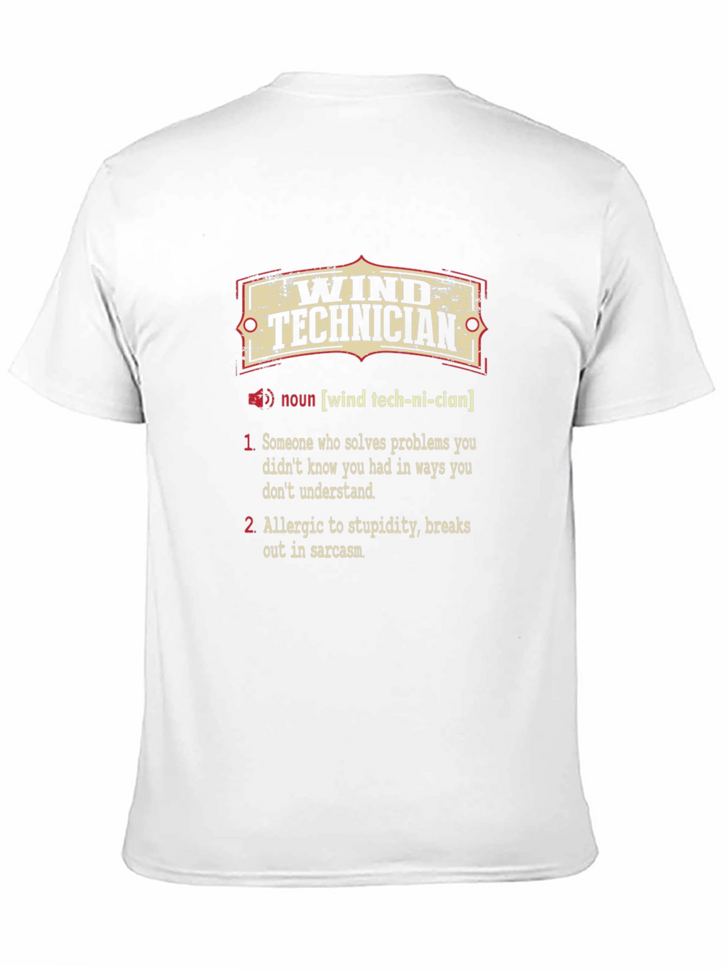 Wind Technician Definition T-Shirt