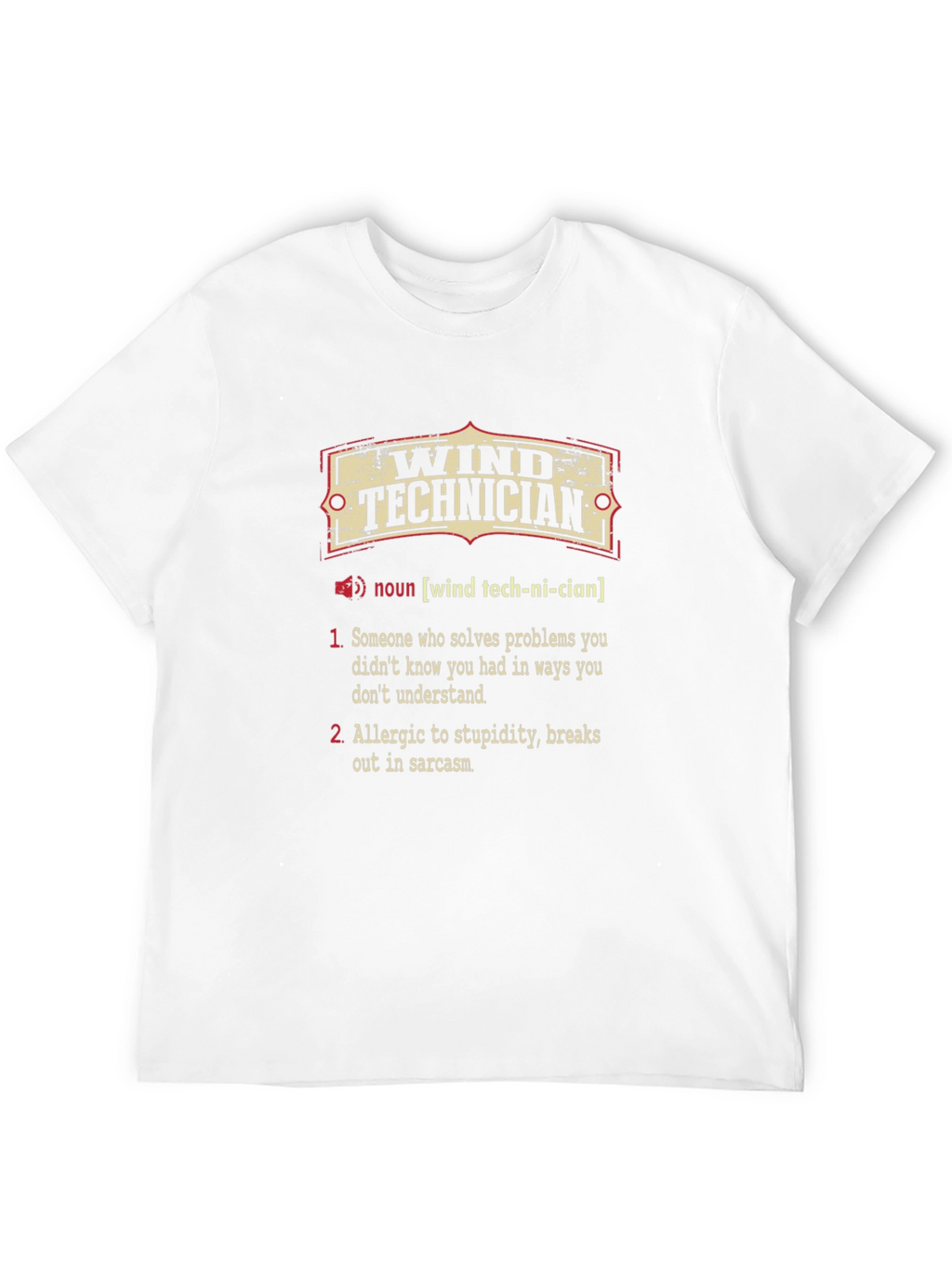 Wind Technician Definition T-Shirt