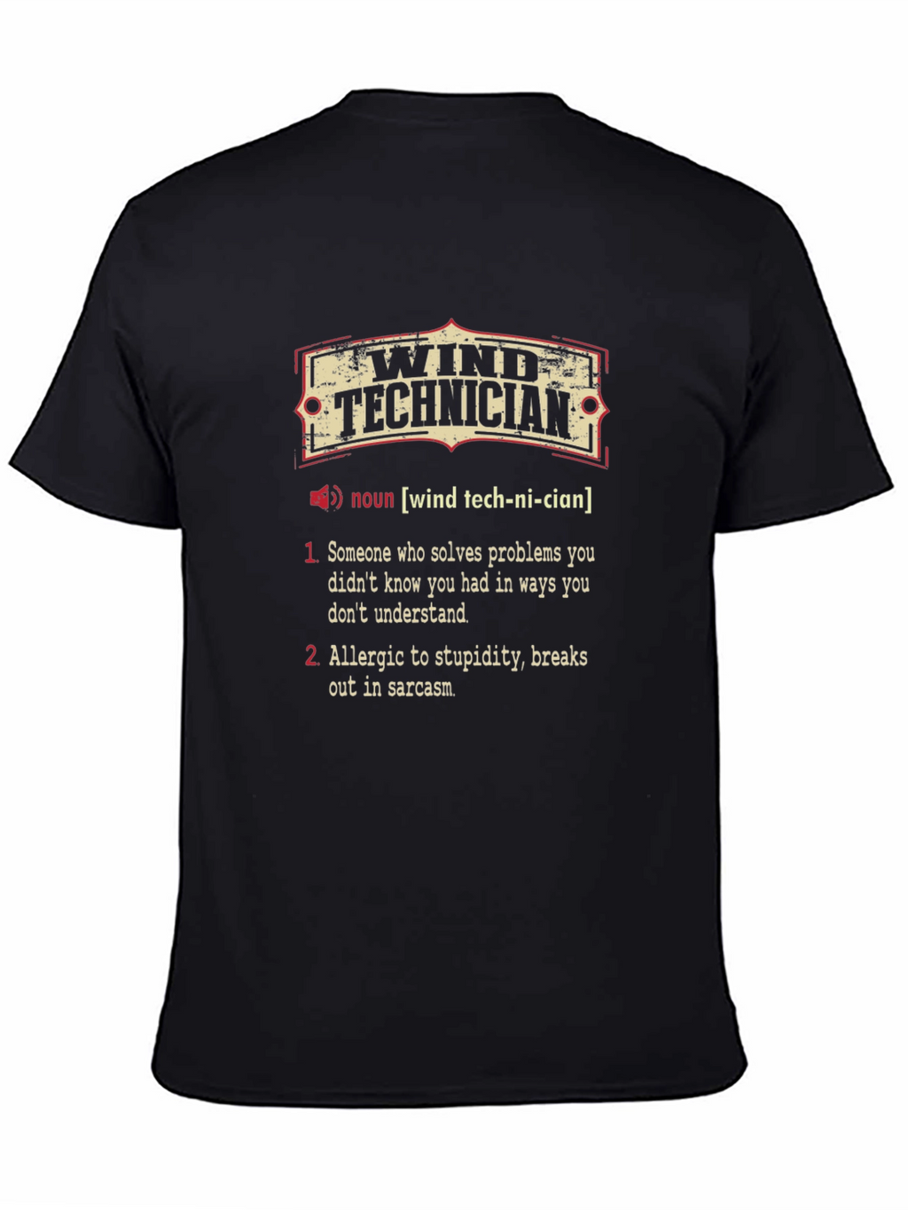 Wind Technician Definition T-Shirt