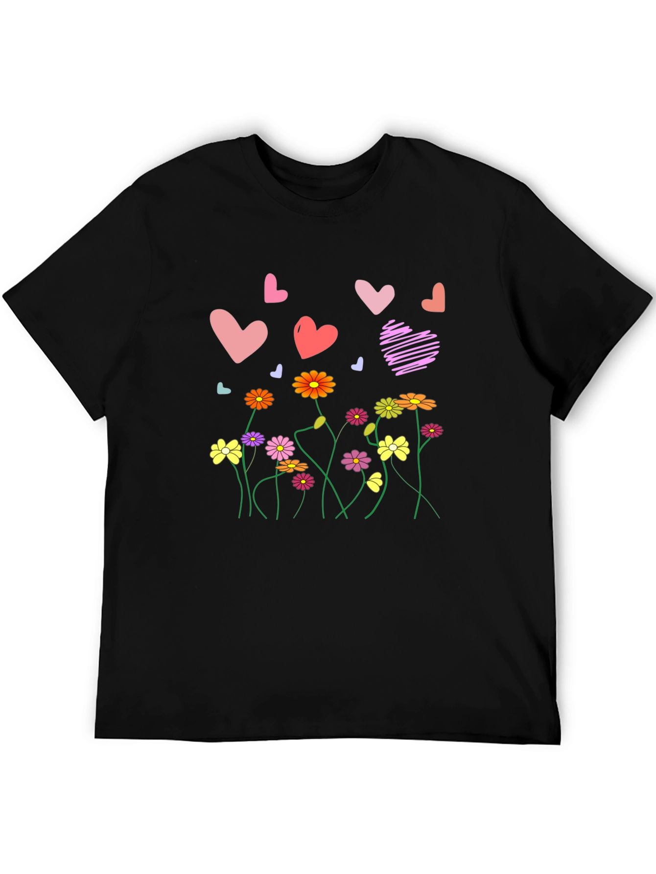 Floral Heart T-Shirt - Express Your Love in Style!