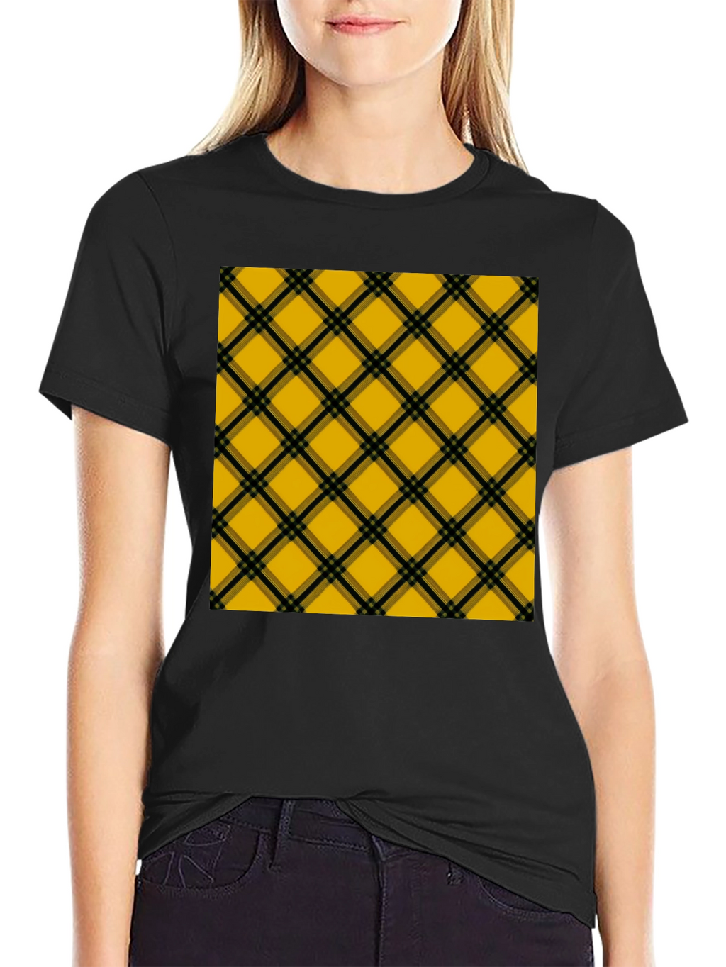 Plaid T-Shirt - Stylish Casual Wear