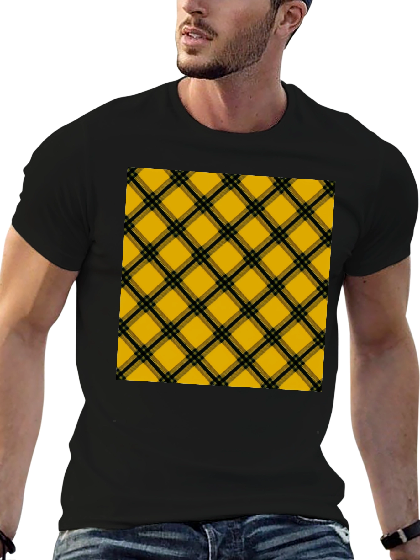 Plaid T-Shirt - Stylish Casual Wear