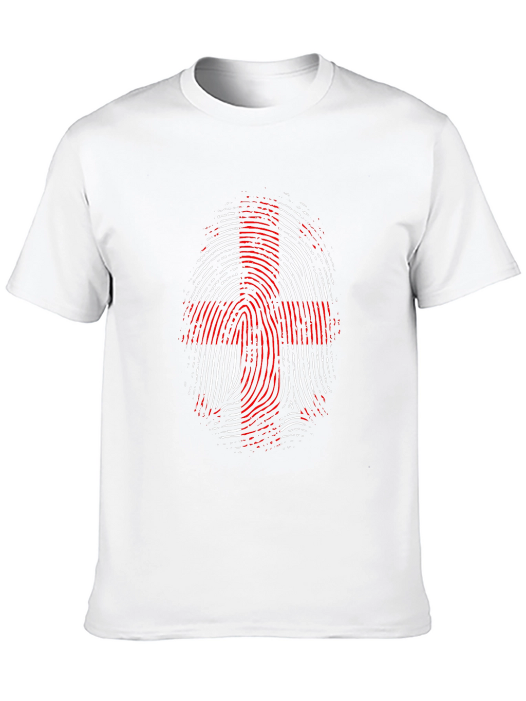 England Flag Fingerprint Graphic T-Shirt