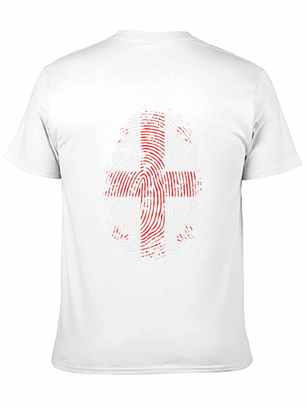 England Flag Fingerprint Graphic T-Shirt