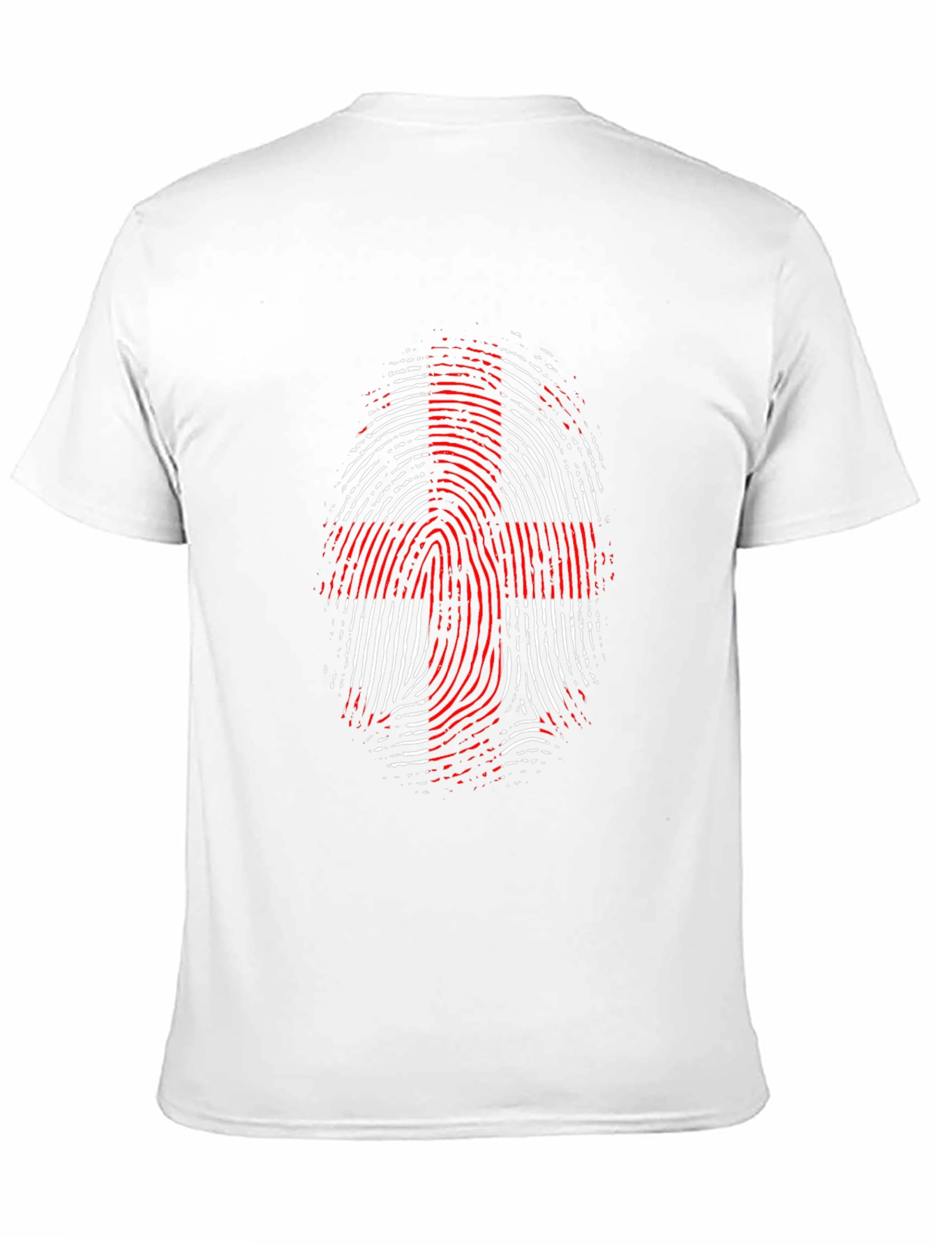 England Flag Fingerprint Graphic T-Shirt