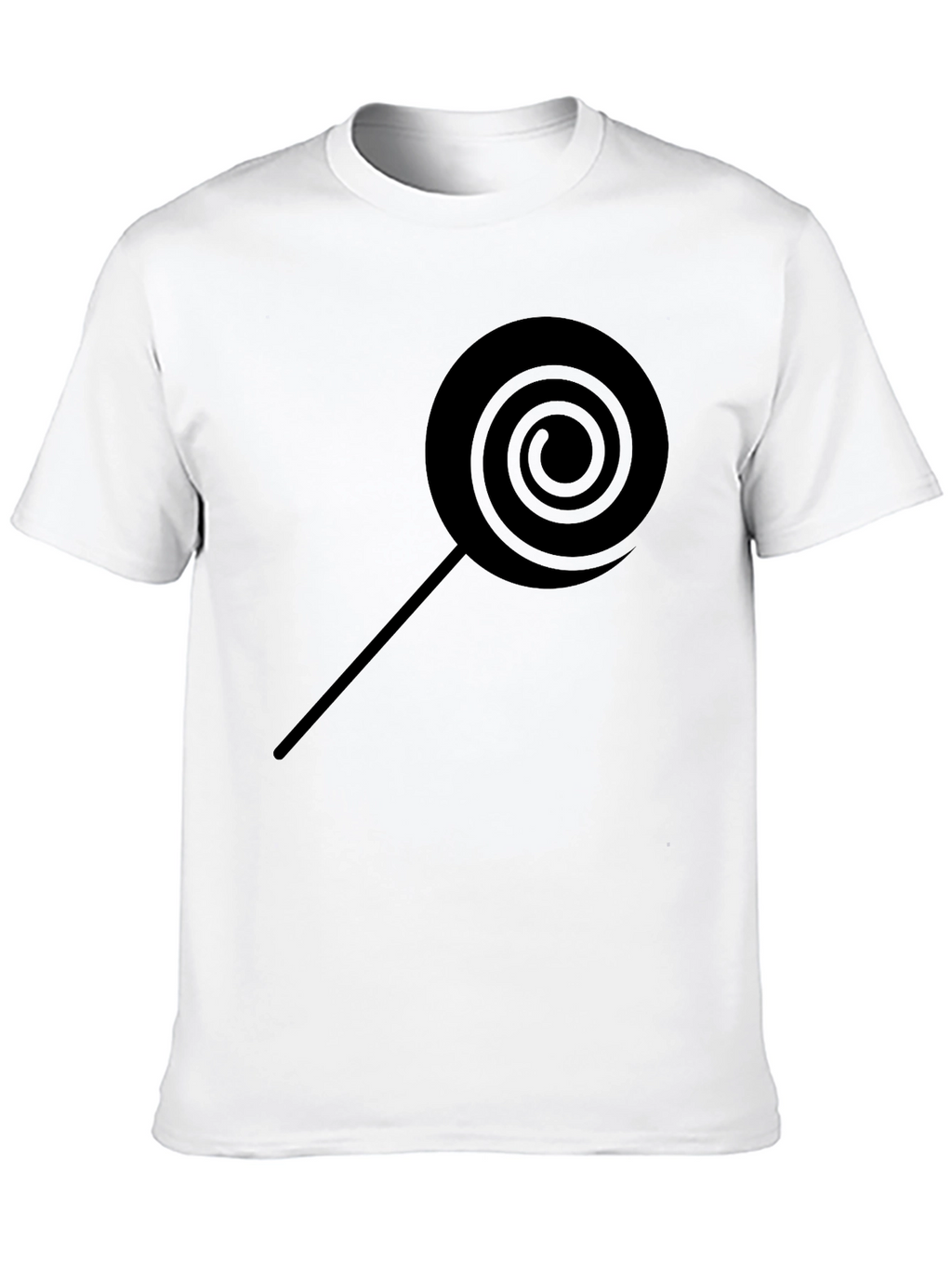 Lollipop Graphic Tee - Black Casual Shirt