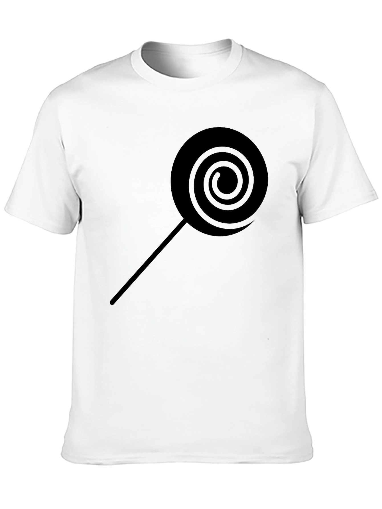 Lollipop Graphic Tee - Black Casual Shirt