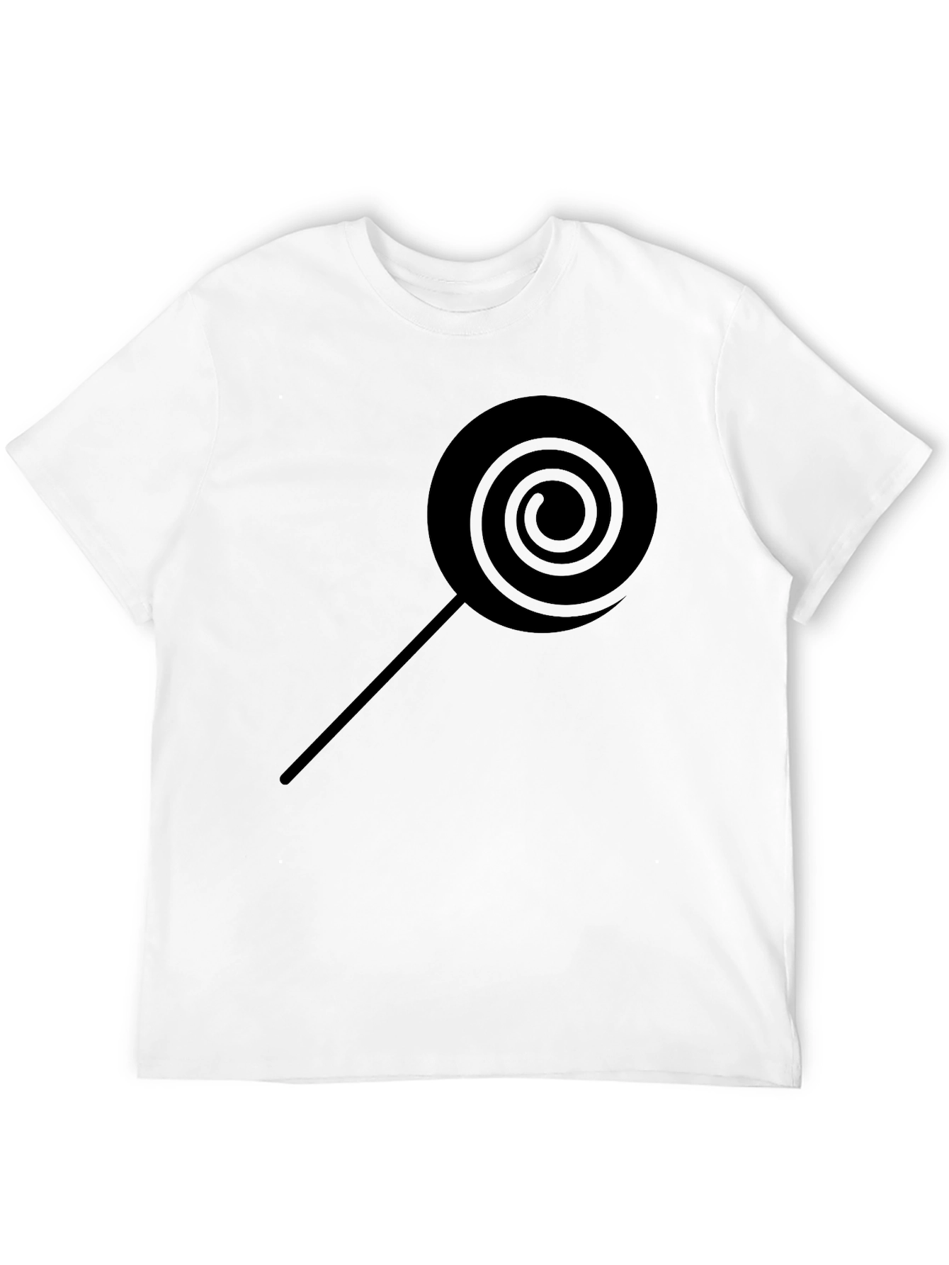 Lollipop Graphic Tee - Black Casual Shirt