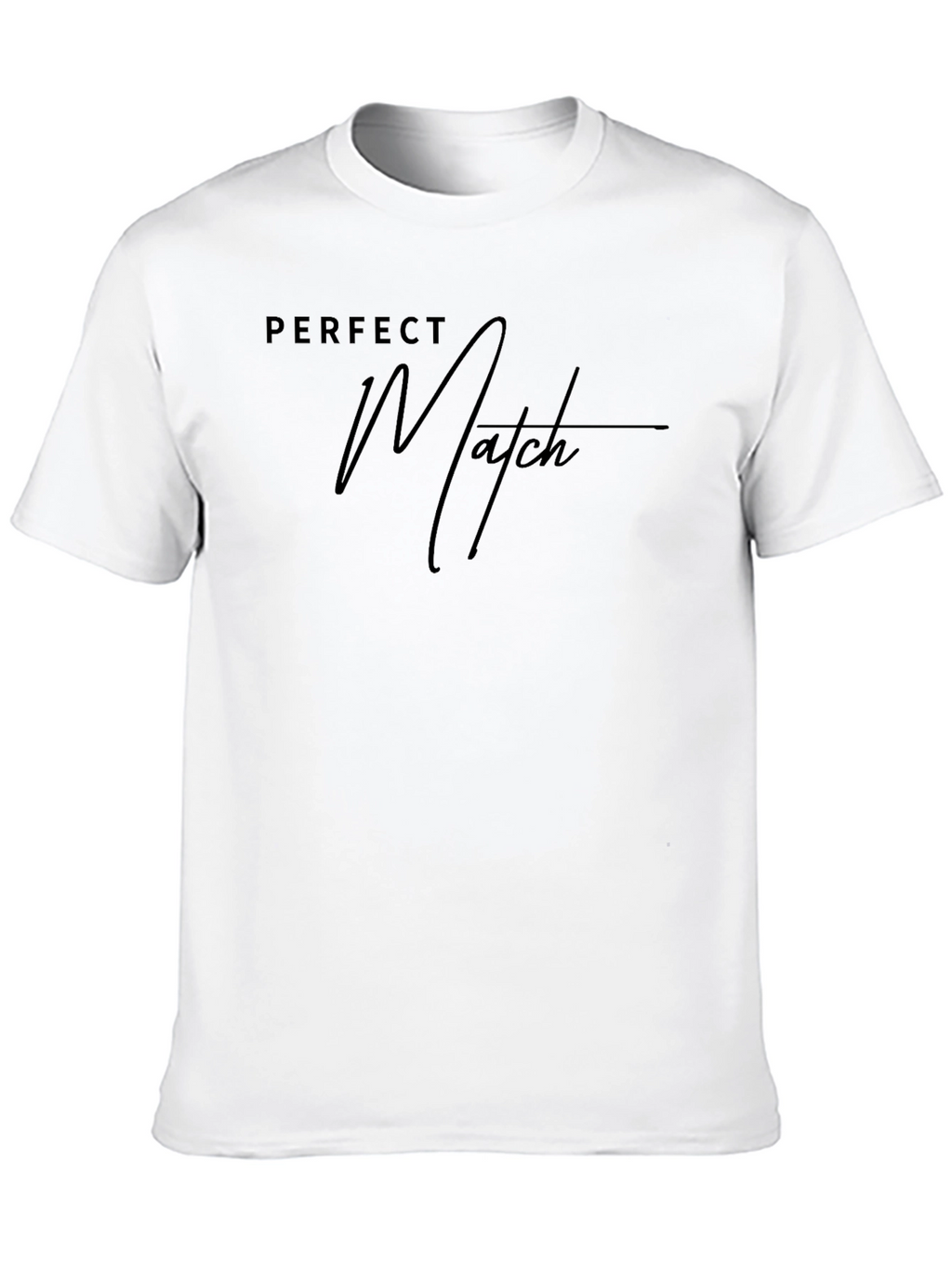 Perfect Match Black T-Shirt