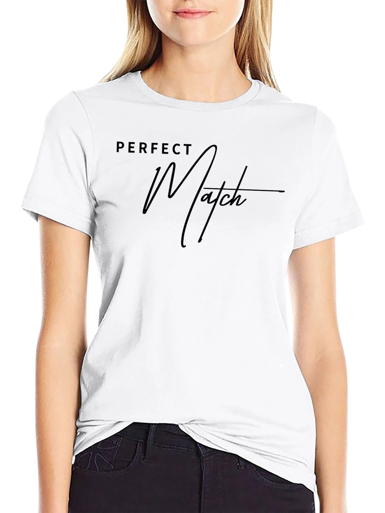 Perfect Match Black T-Shirt