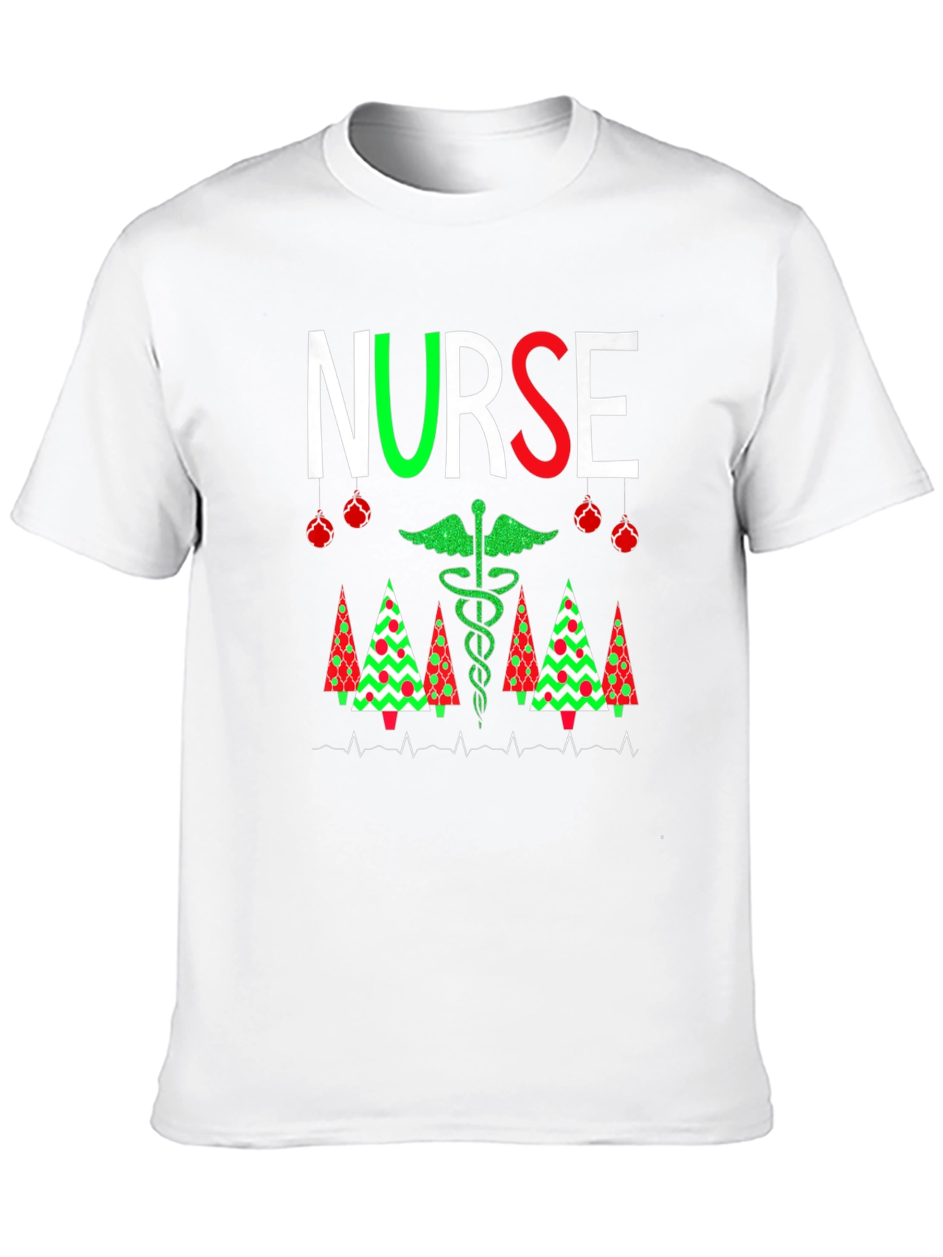 Festive Nurse Christmas T-Shirt