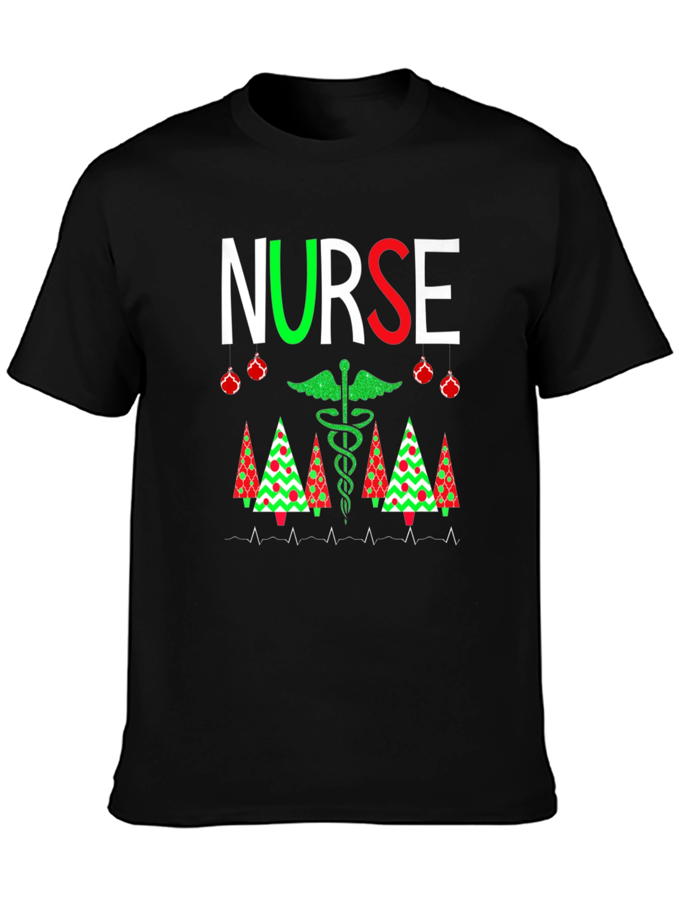 Festive Nurse Christmas T-Shirt