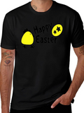 Happy Easter T-Shirt with Chick and Egg Design