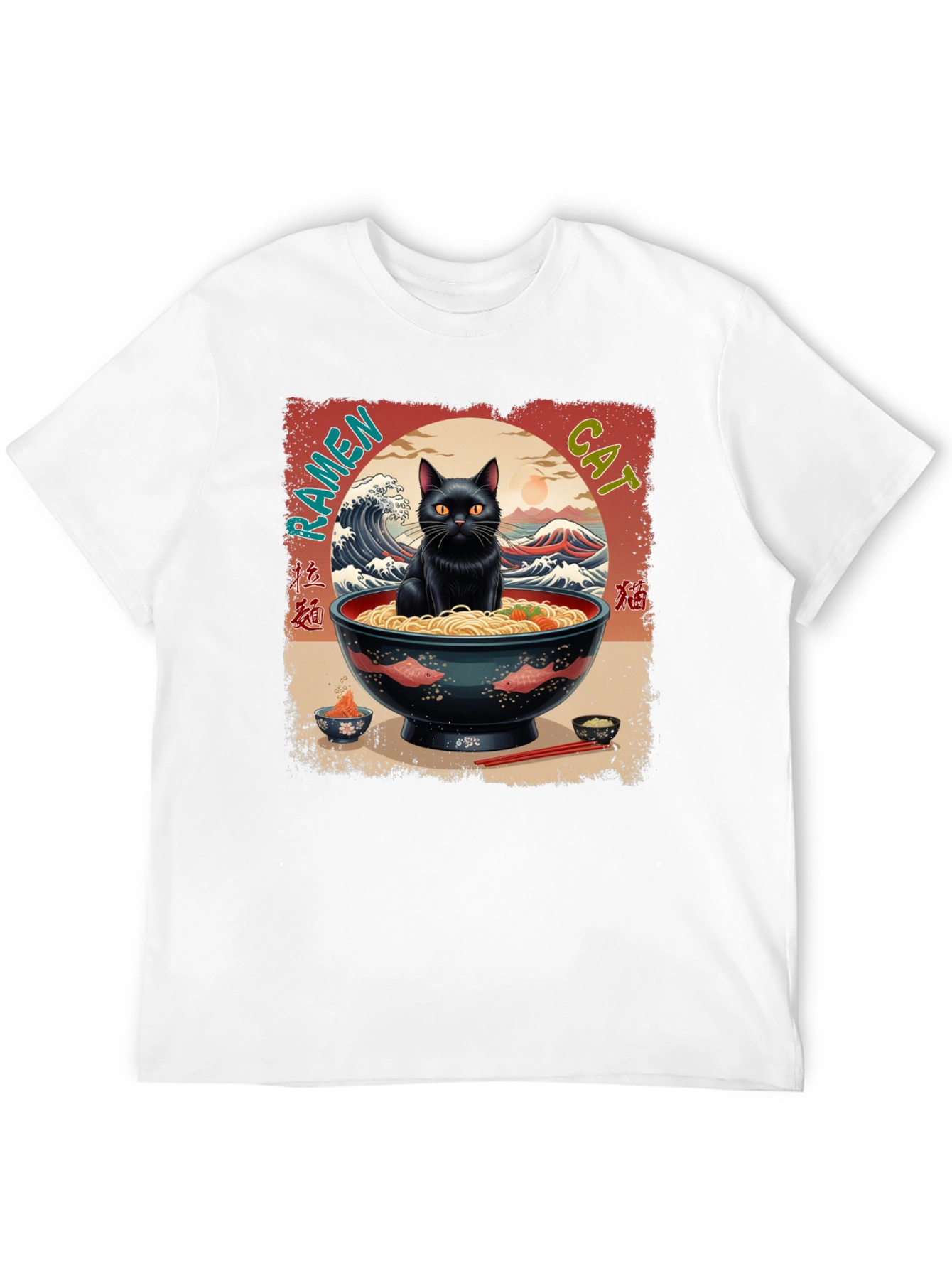 Ramen Cat Graphic Tee
