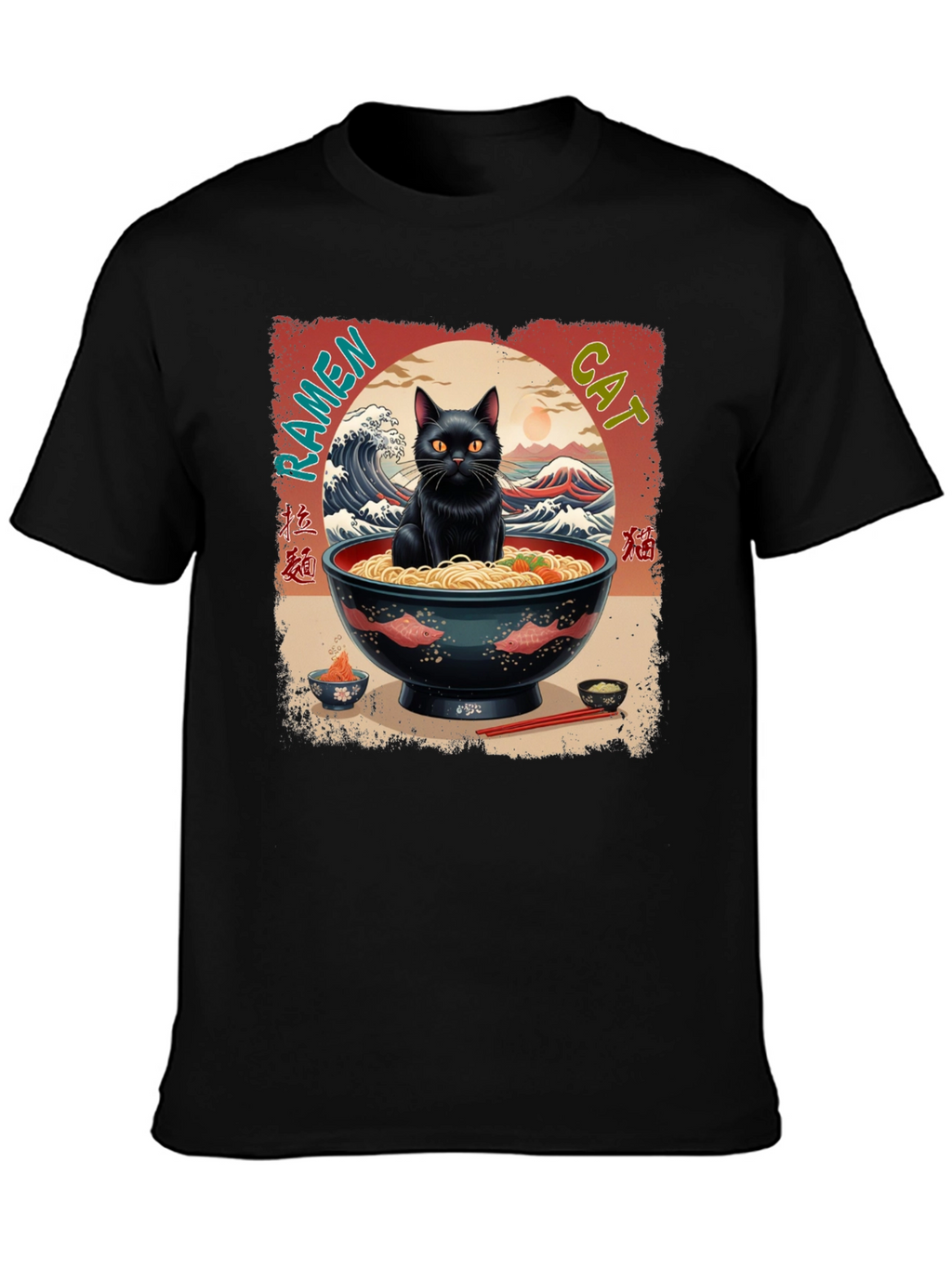 Ramen Cat Graphic Tee