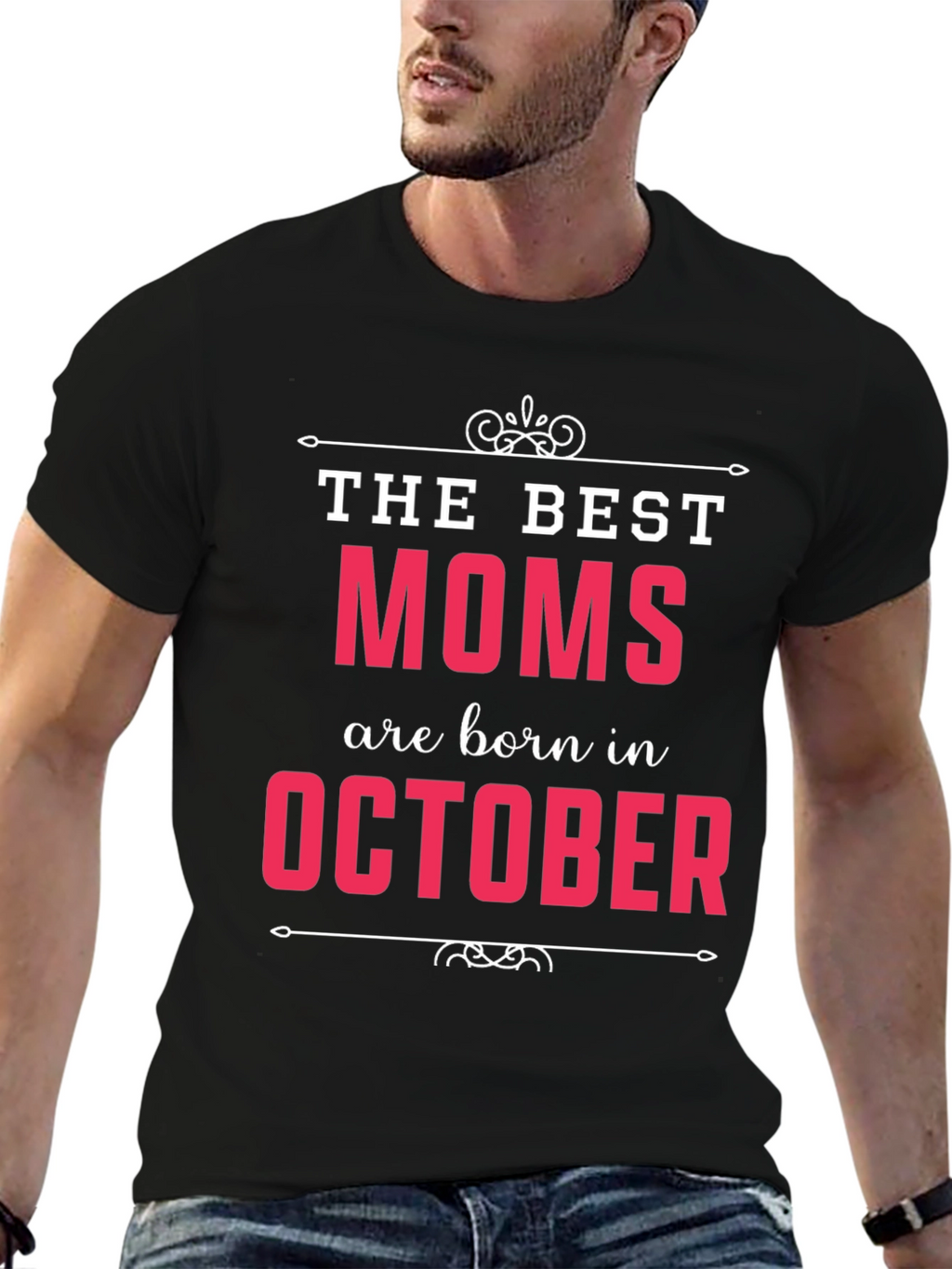 Best Moms are Born in October T-Shirt