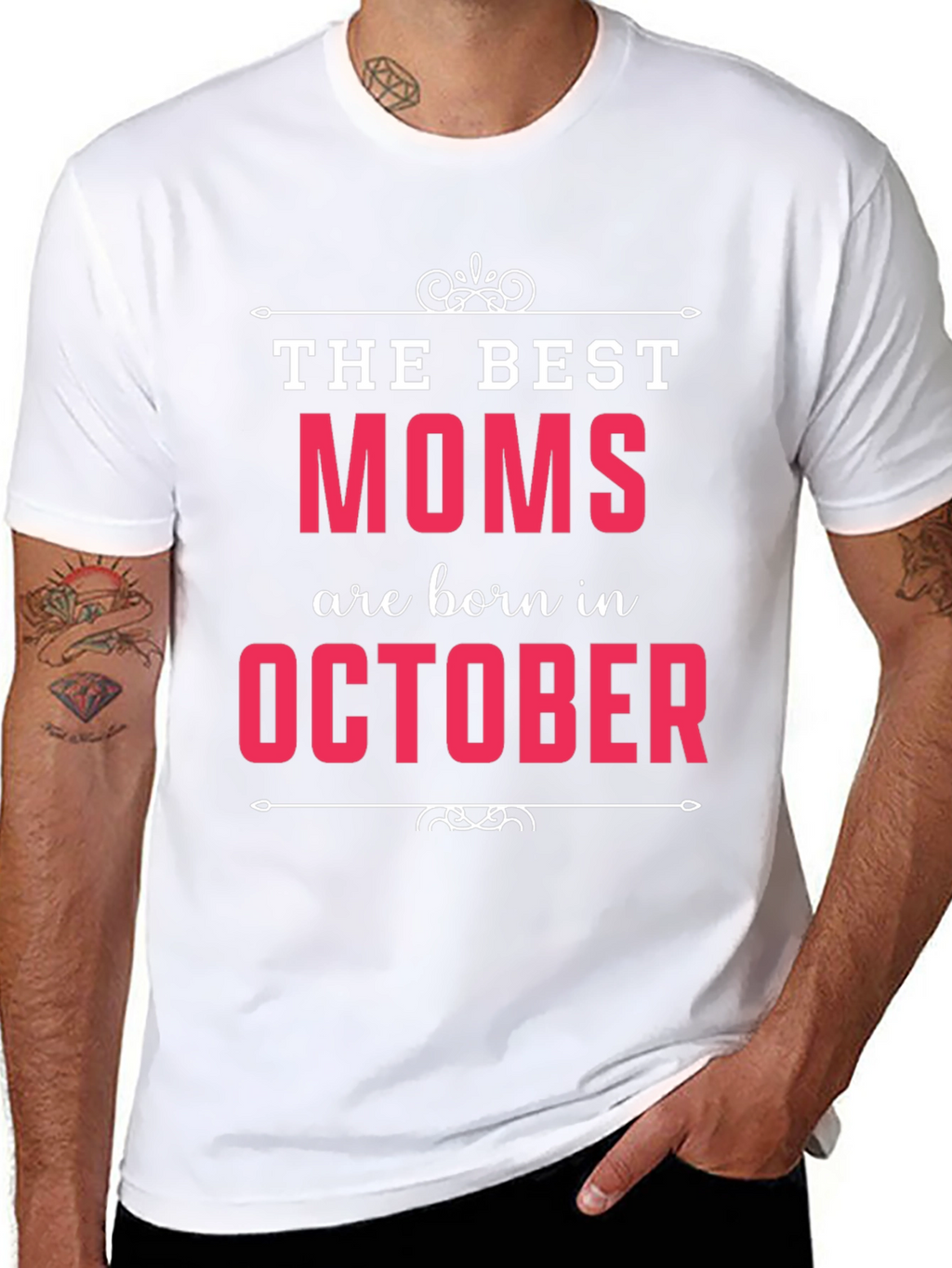 Best Moms are Born in October T-Shirt