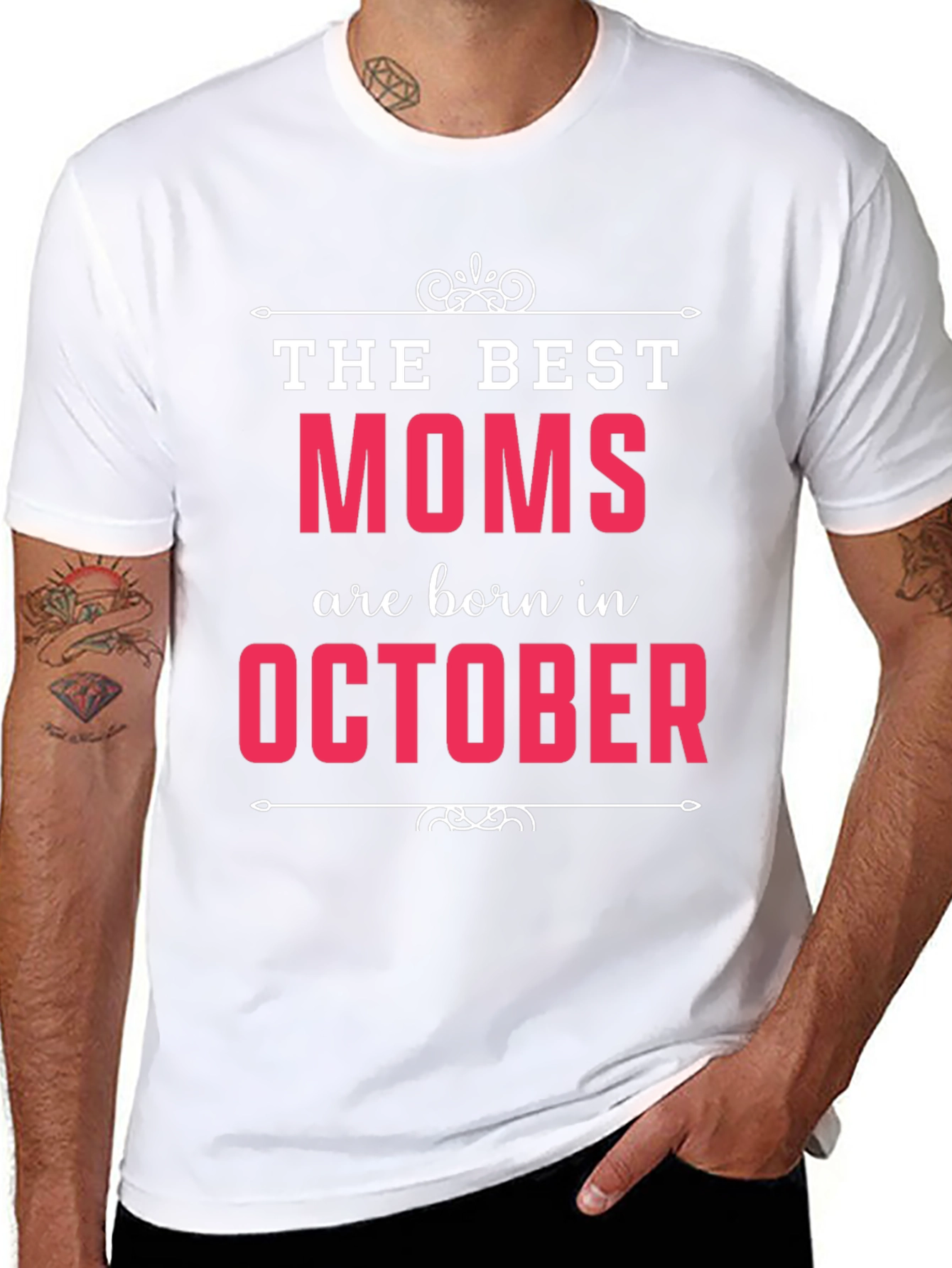 Best Moms are Born in October T-Shirt