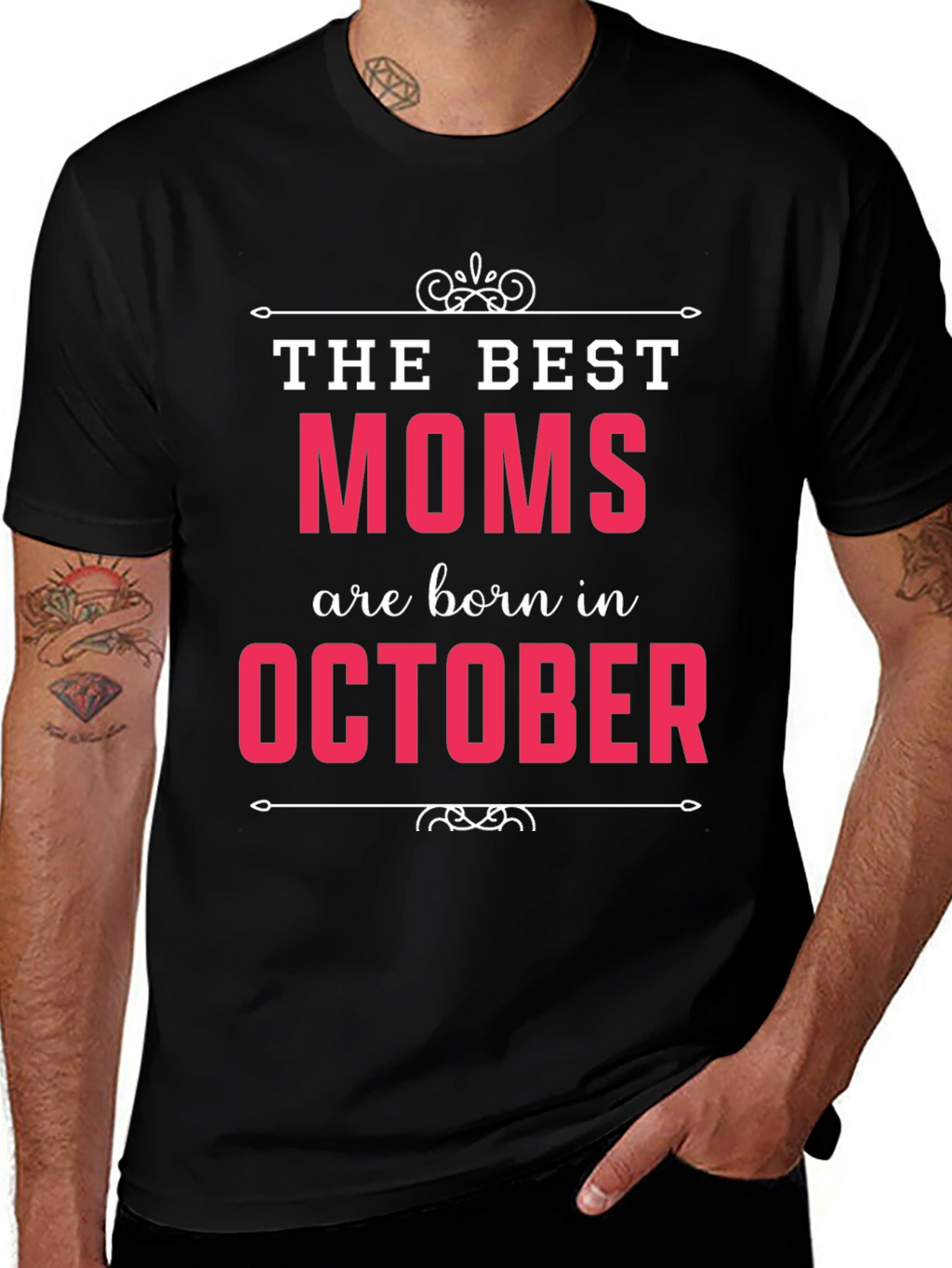 Best Moms are Born in October T-Shirt
