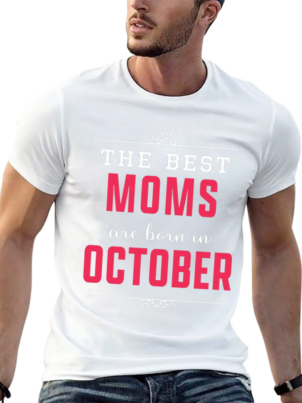 Best Moms are Born in October T-Shirt