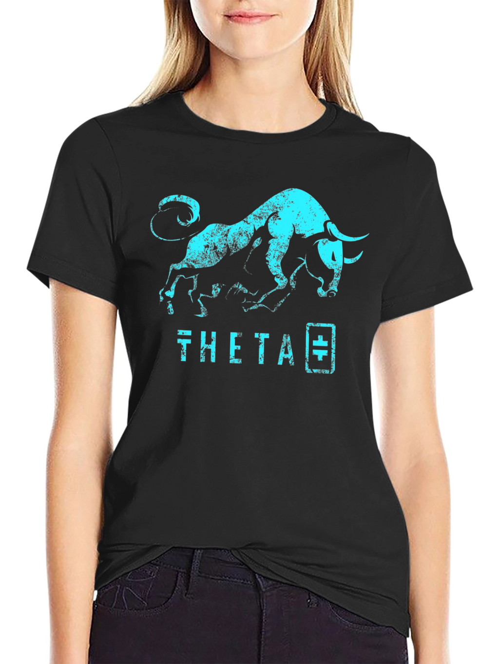Theta Bull T-Shirt - Crypto Trader Tee
